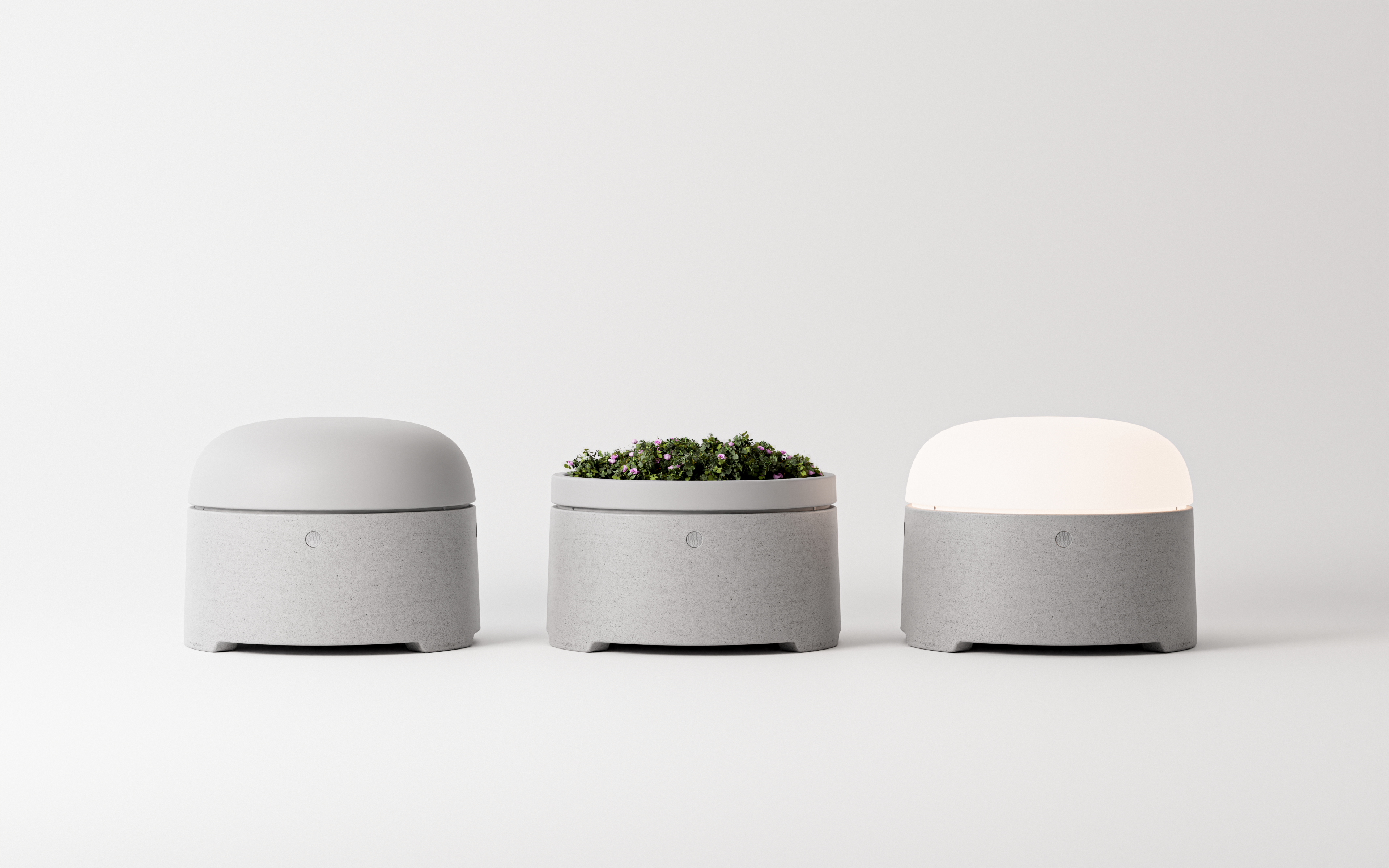 Pedestrian area，Réal，Safety bollard，city，