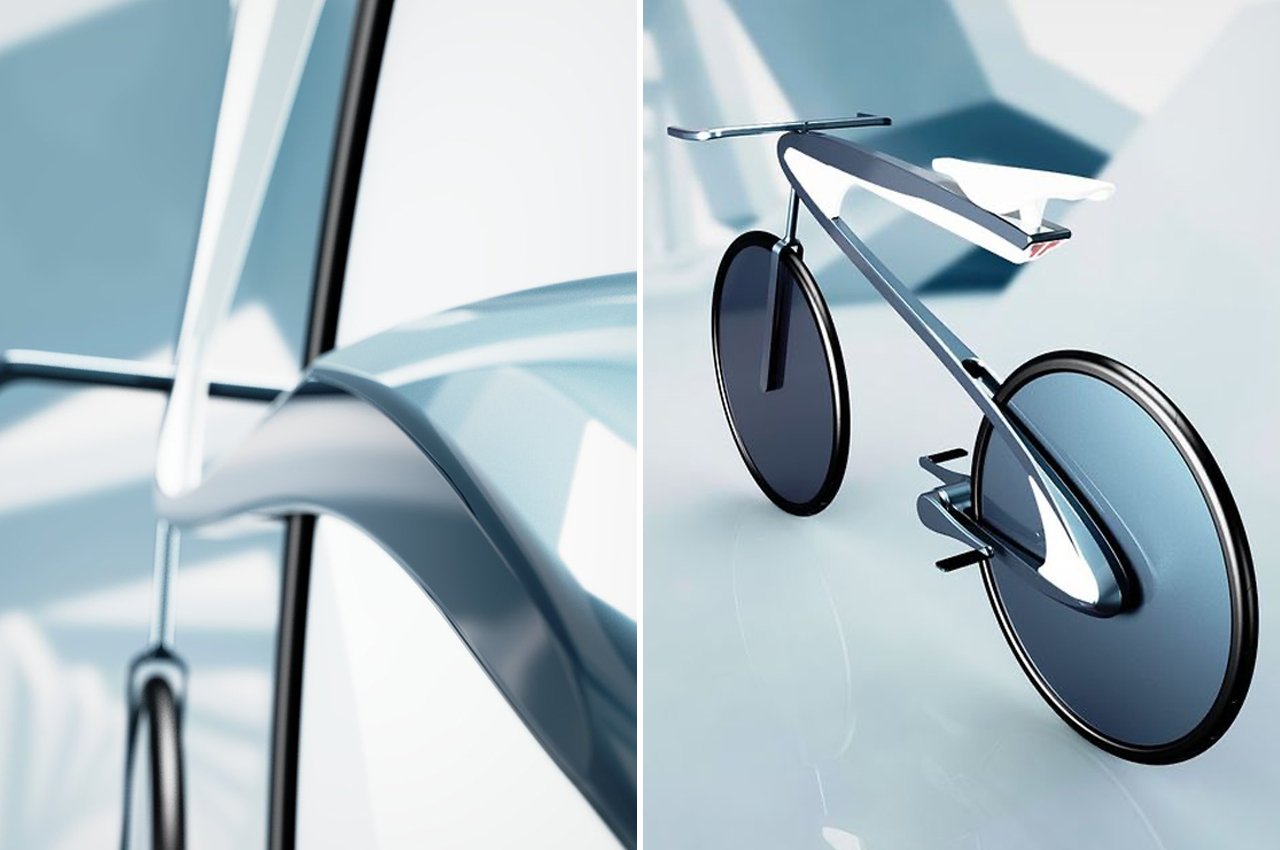 Electric bicycle，fashion，No hub，aerodynamics，