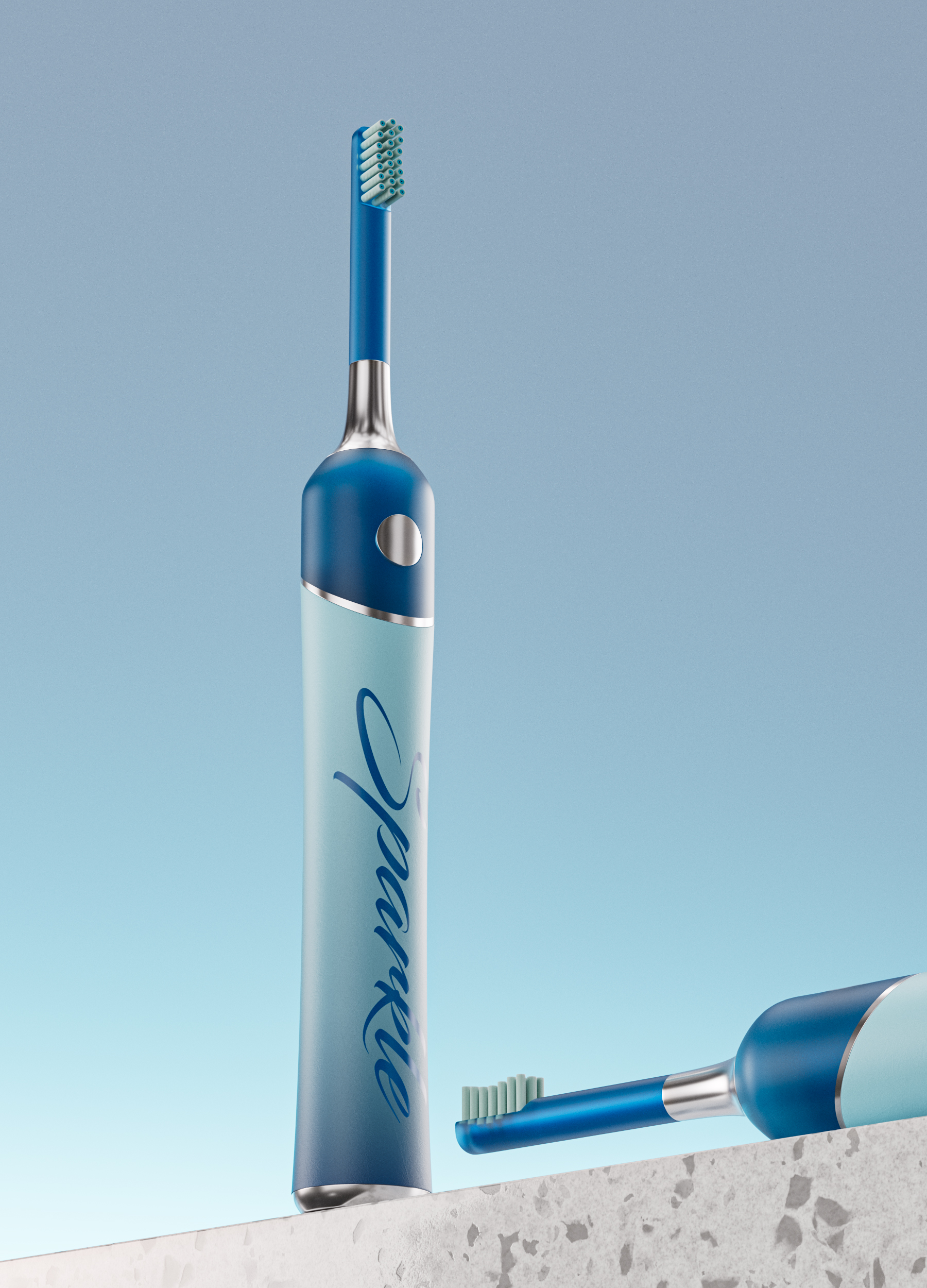 Sparkle Electric，toothbrush，packing design，