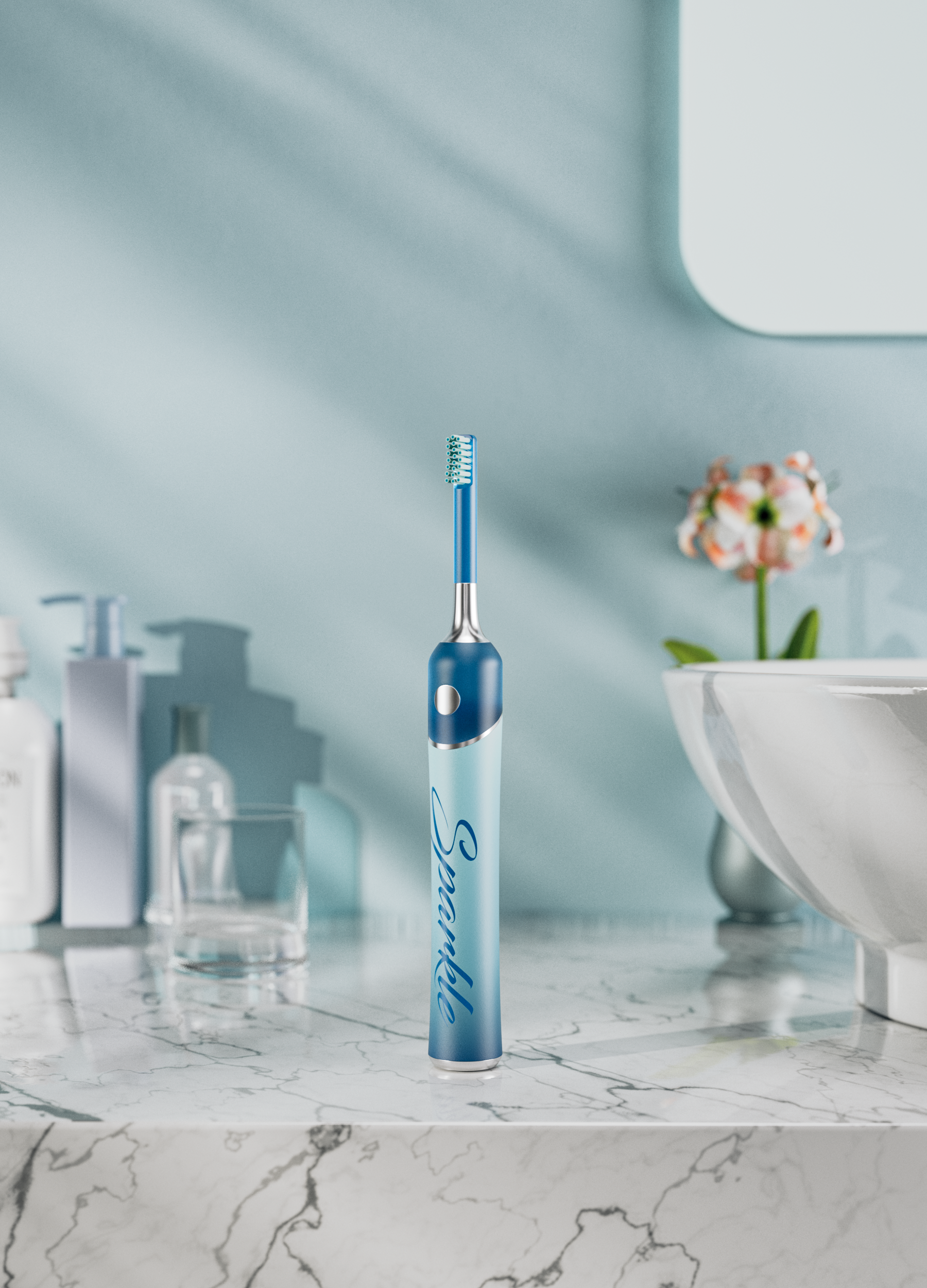 Sparkle Electric，toothbrush，packing design，