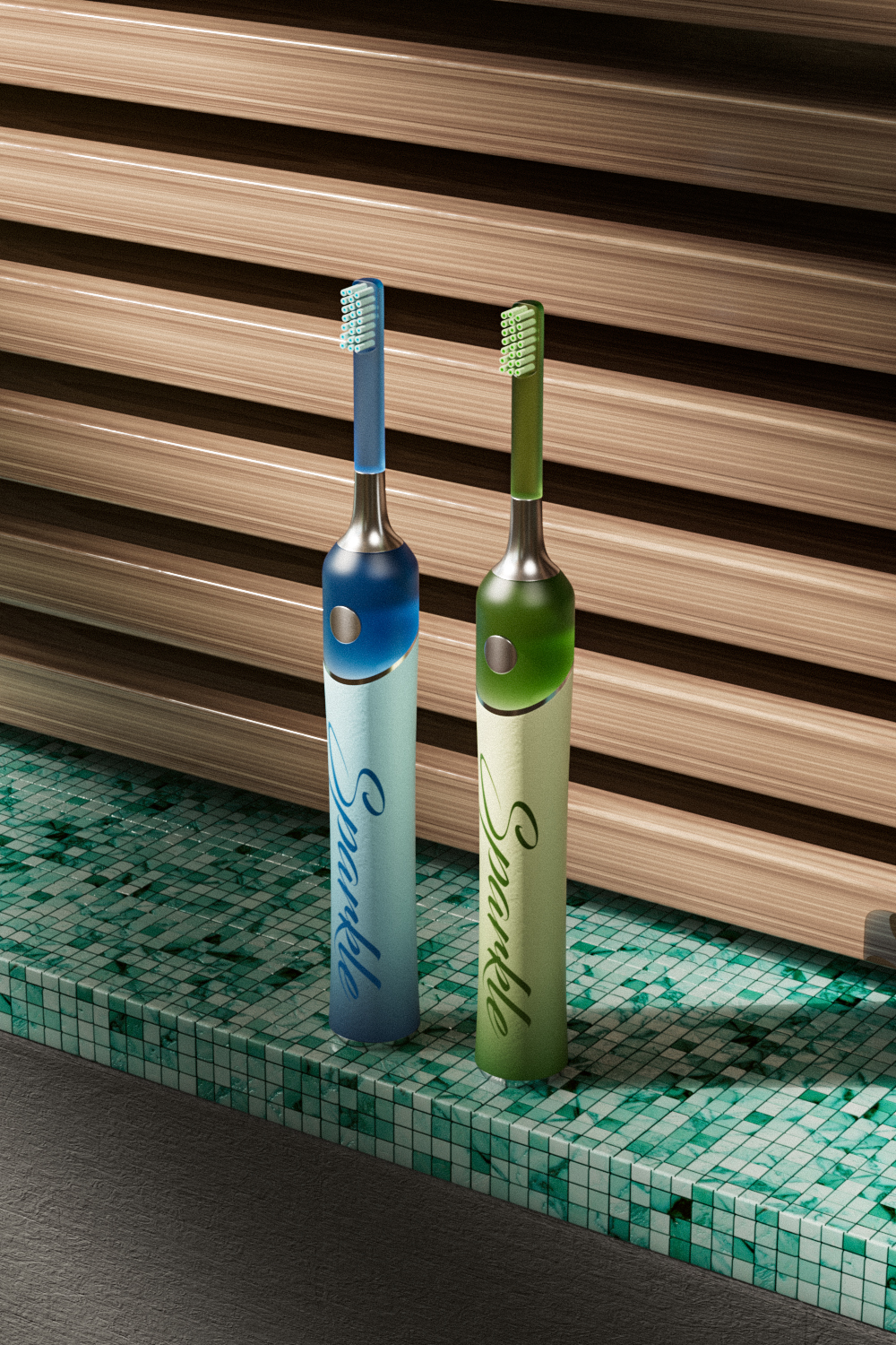 Sparkle Electric，toothbrush，packing design，