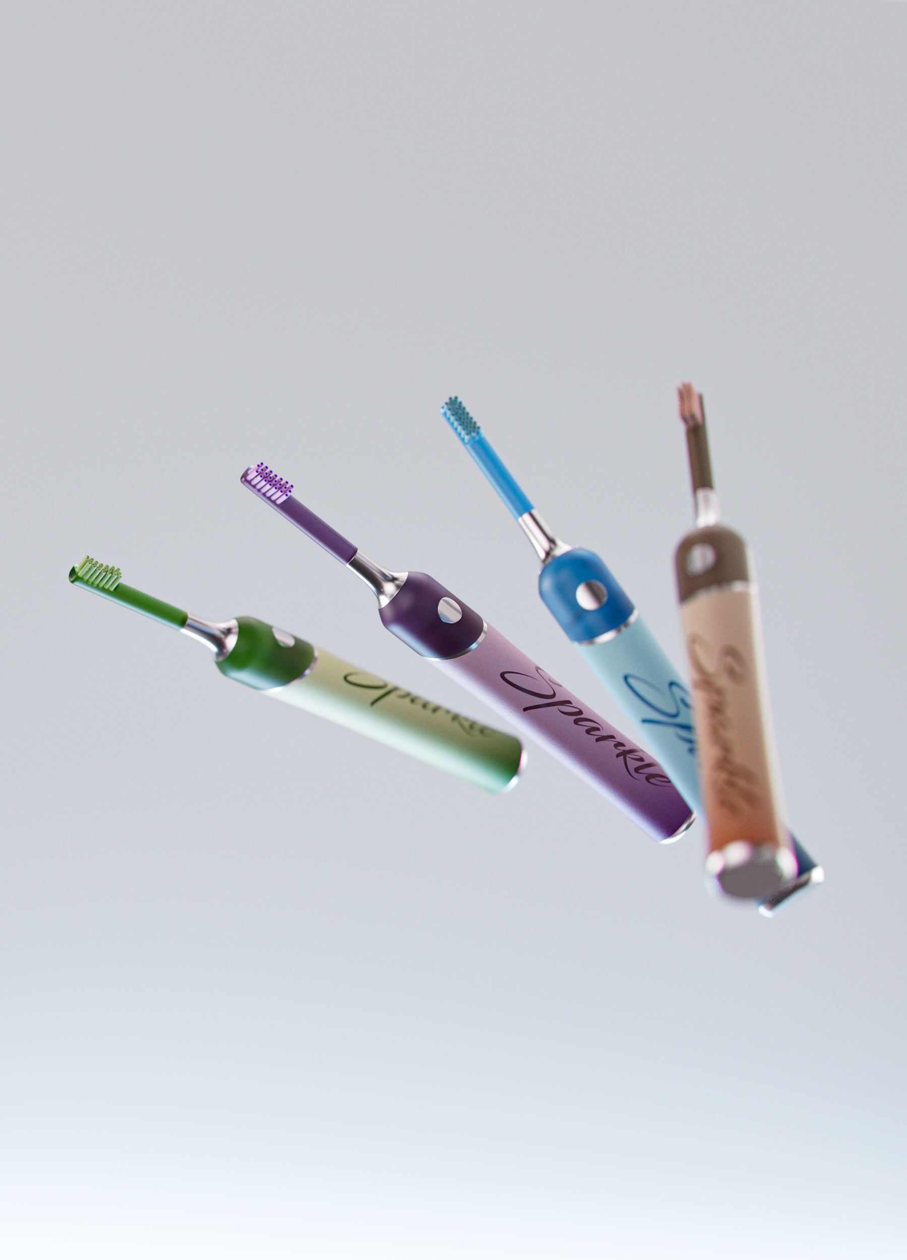 Sparkle Electric，toothbrush，packing design，