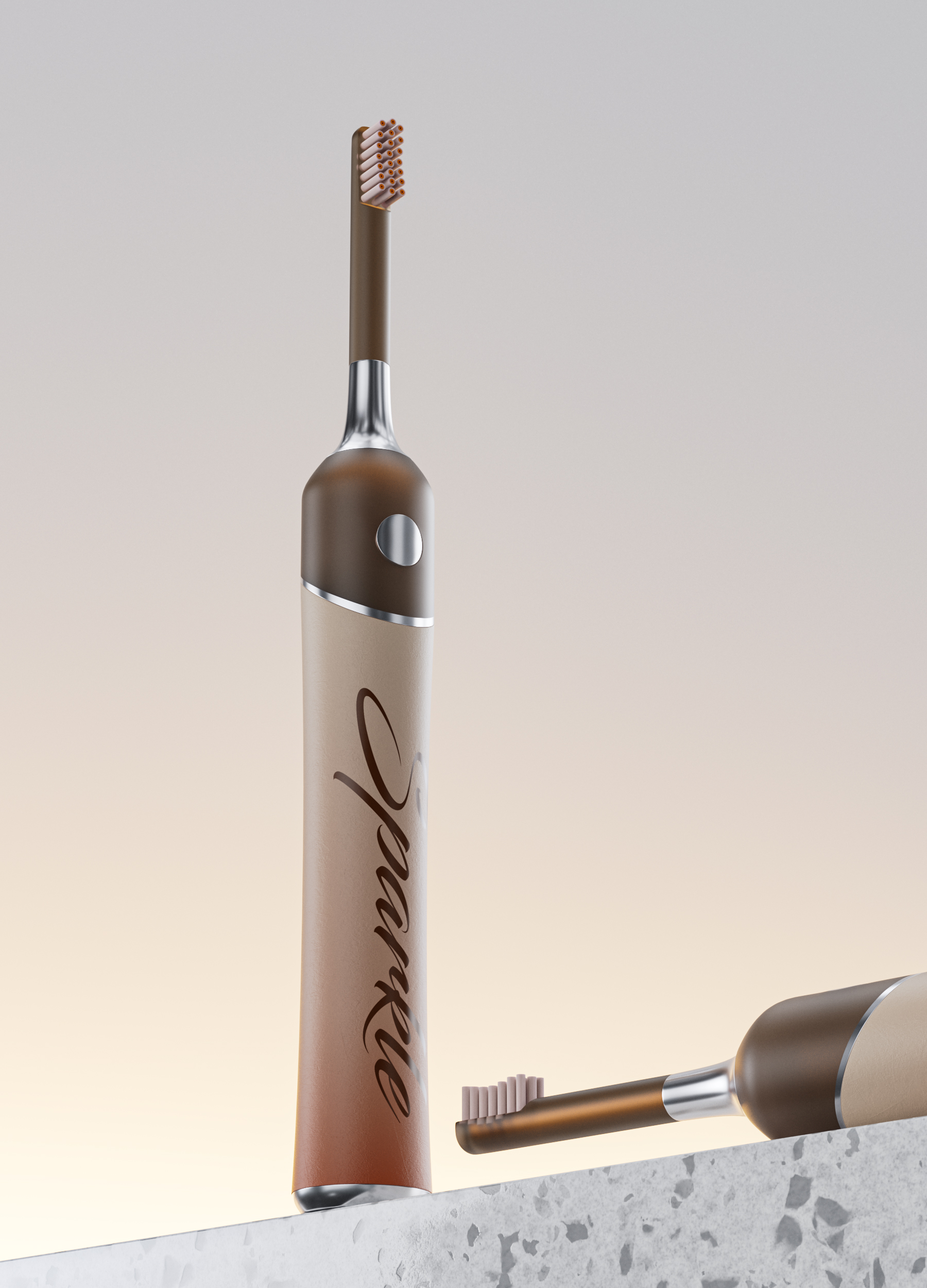 Sparkle Electric，toothbrush，packing design，