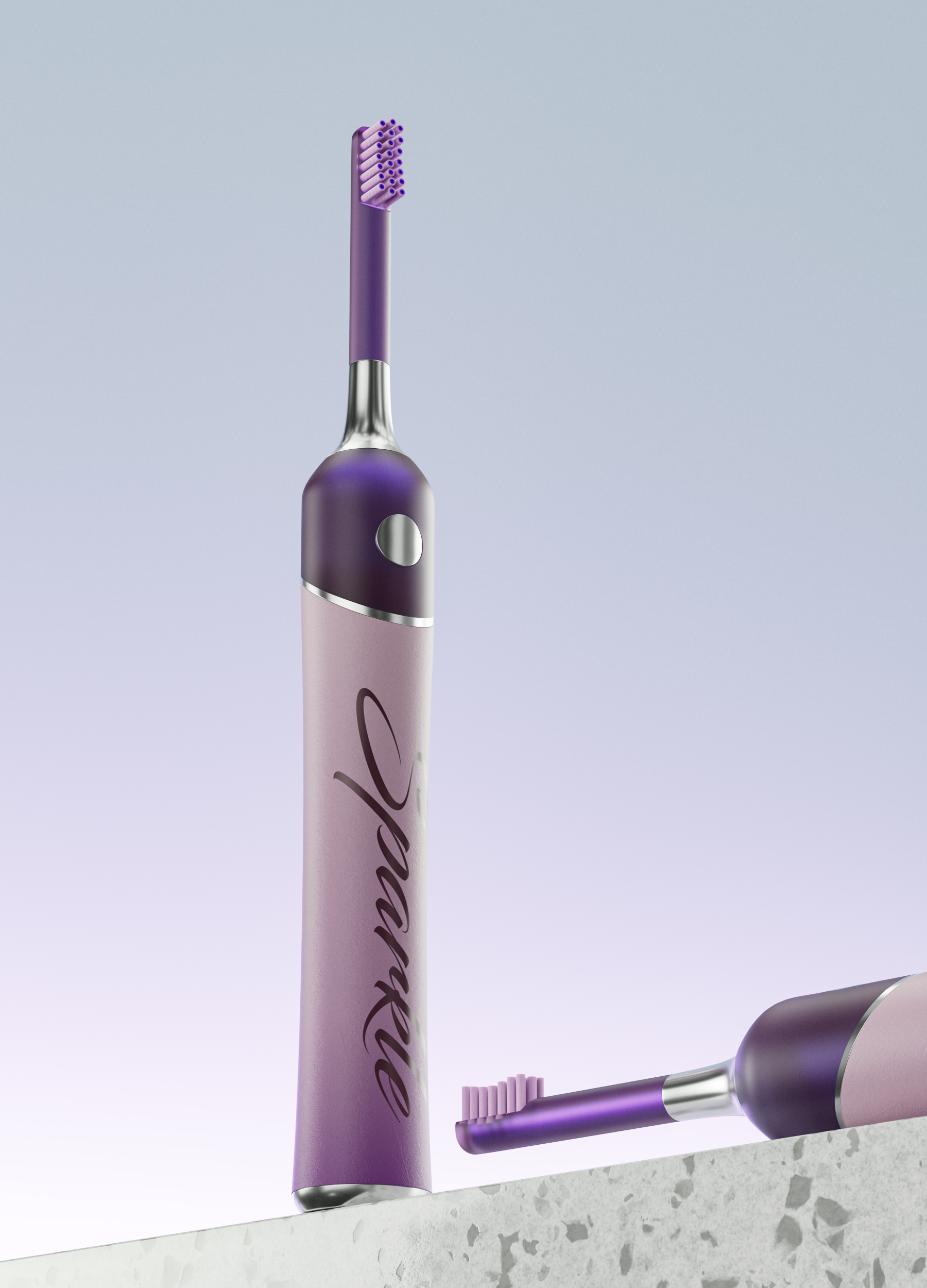 Sparkle Electric，toothbrush，packing design，
