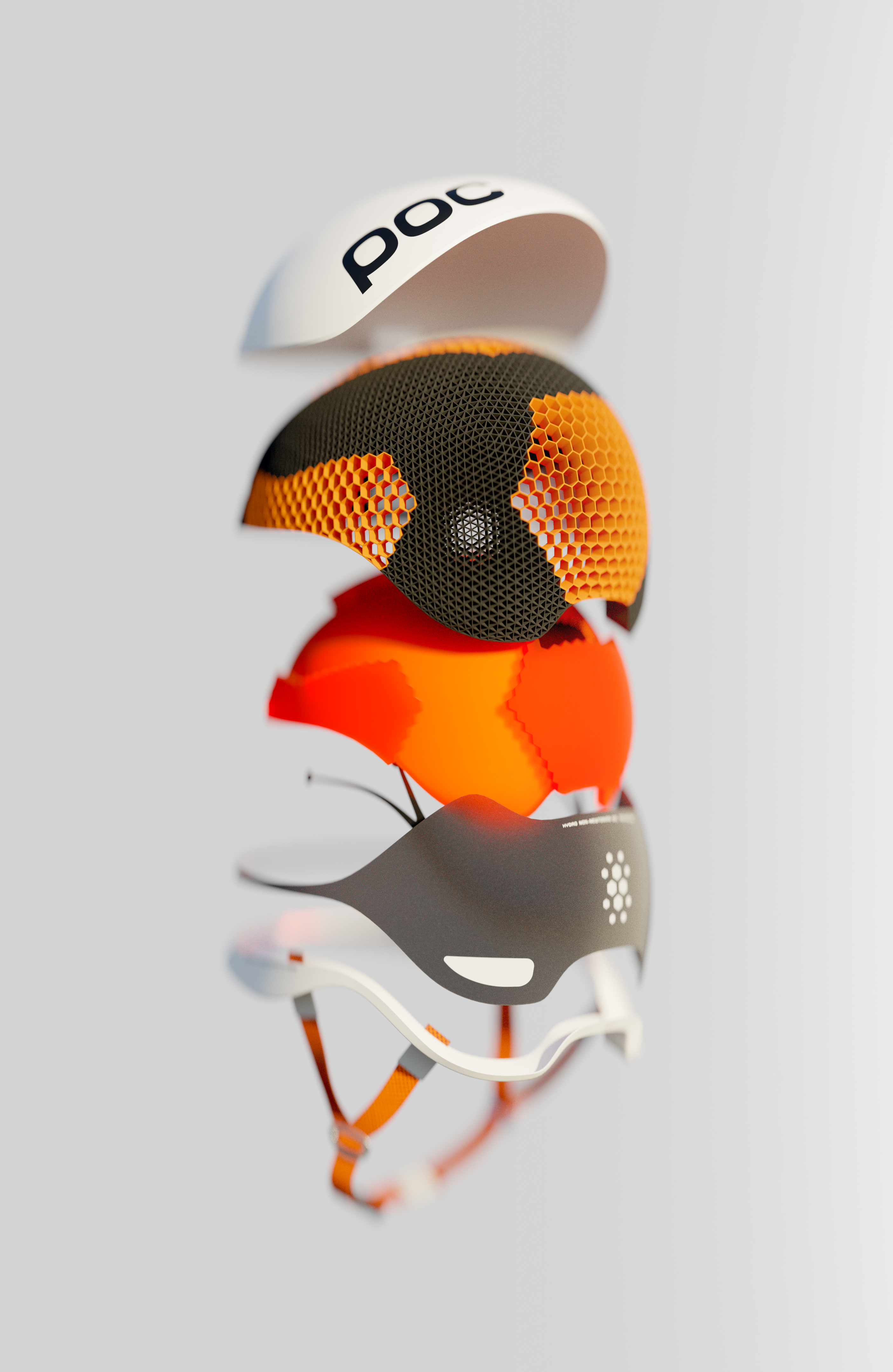 PA-RCAS，Bicycle helmet，Mountain bike helmet，Reduced concussion，