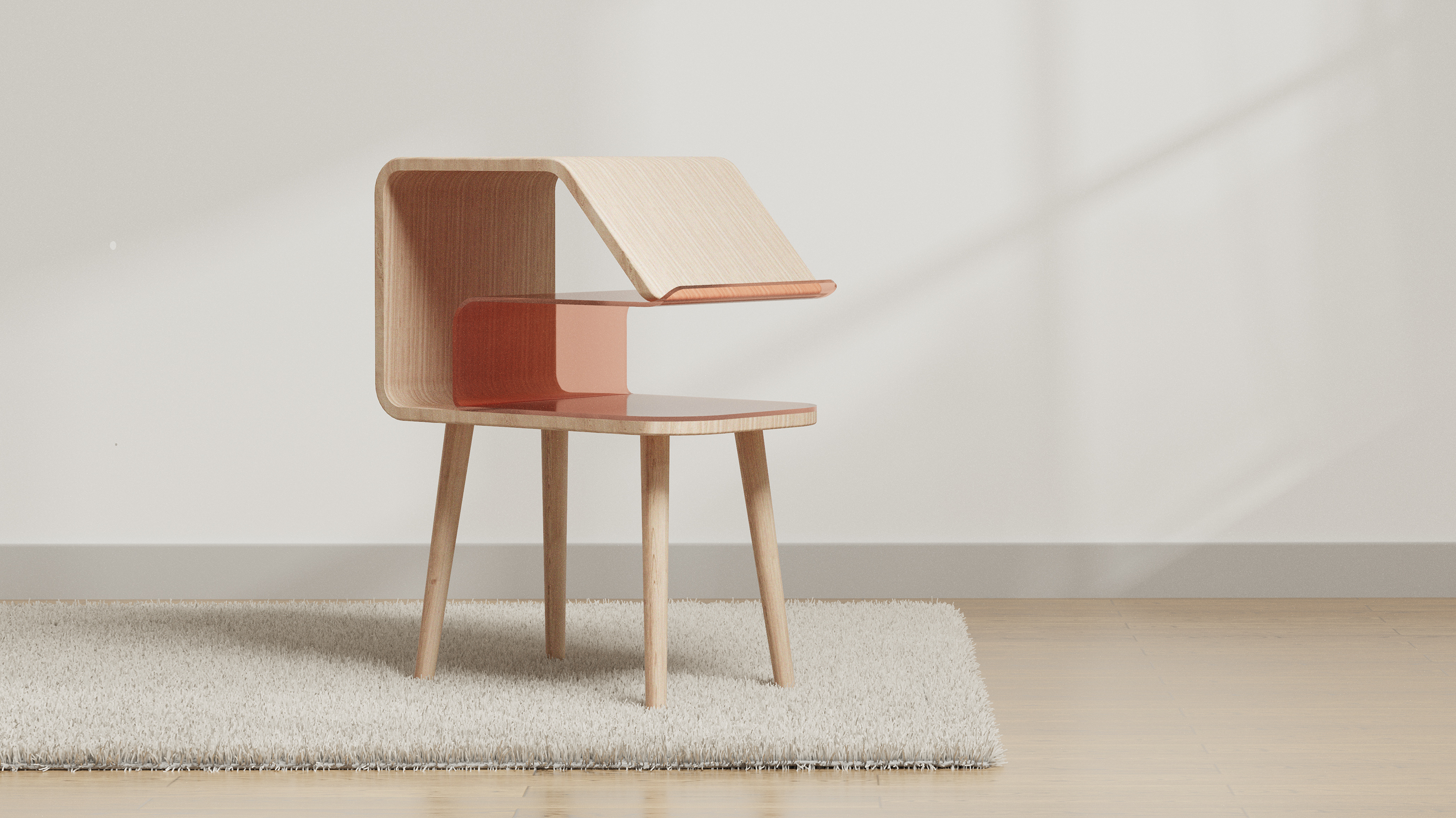 bedside cupboard，Side space，furniture design ，