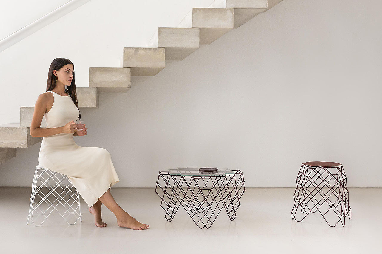 R24，Coffee table，stool，furniture，