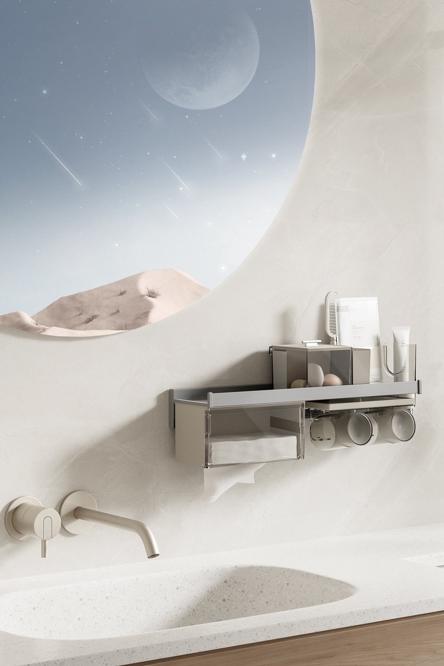 bathroom，Receive，Bathroom Storage，Qingqingmei，QIQIMI Kiss US，