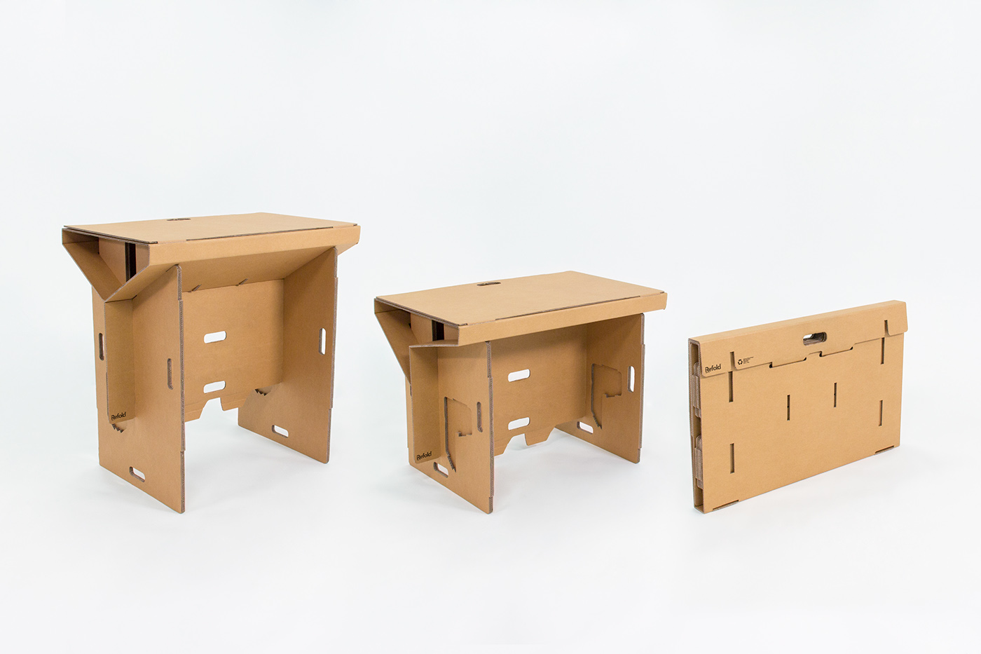 2014 red dot award，2014 best design，cardboard，desk，fold，Recyclable，
