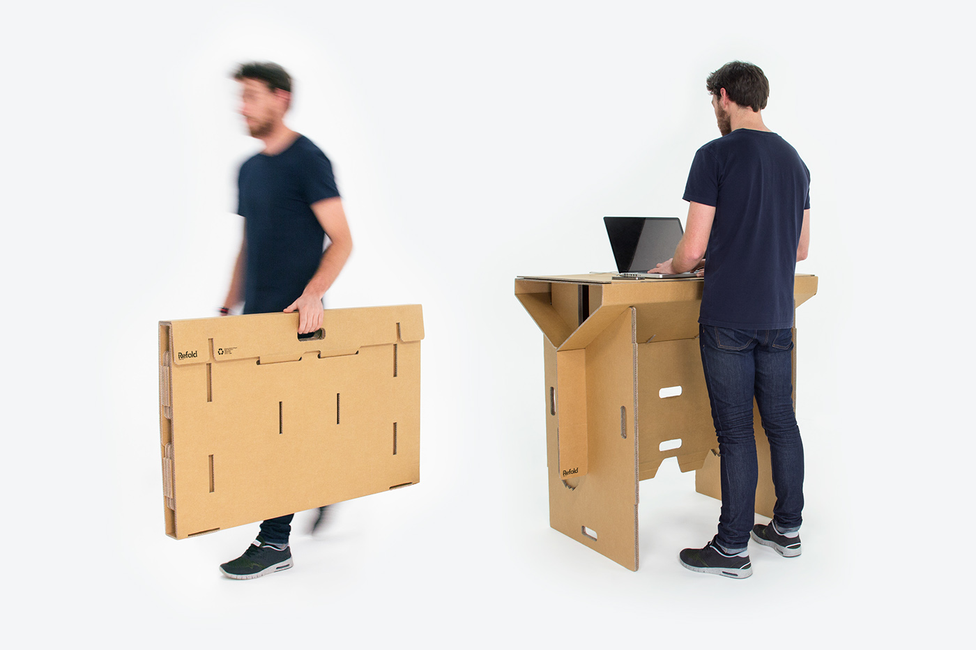 2014 red dot award，2014 best design，cardboard，desk，fold，Recyclable，
