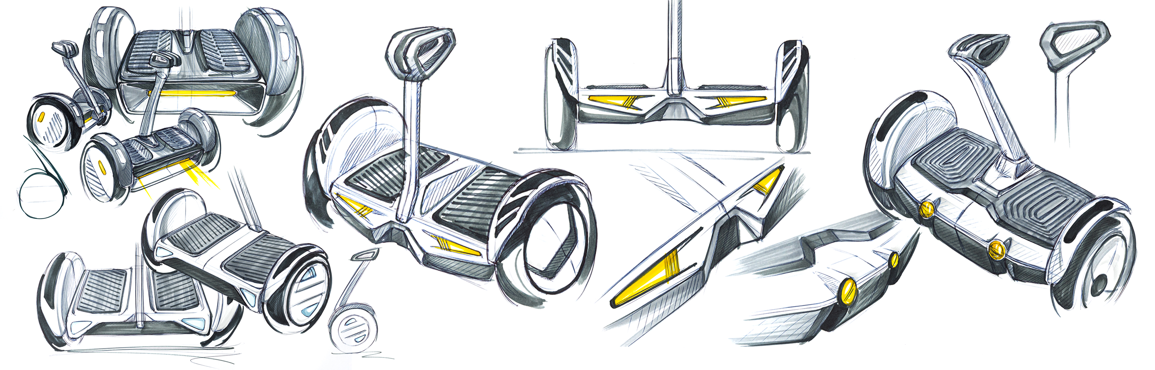 Hand drawn industrial design，Hand-painted proposal，creative hand-painted，Industrial design process，Design sharing，Mark pen coloring，Line draft sketch，Brainstorm，