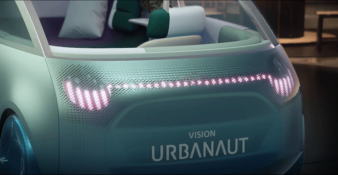 Automobile design，3D modeling，Model，urbanaut，BMW Mini，City Commuter ，Minimalist，
