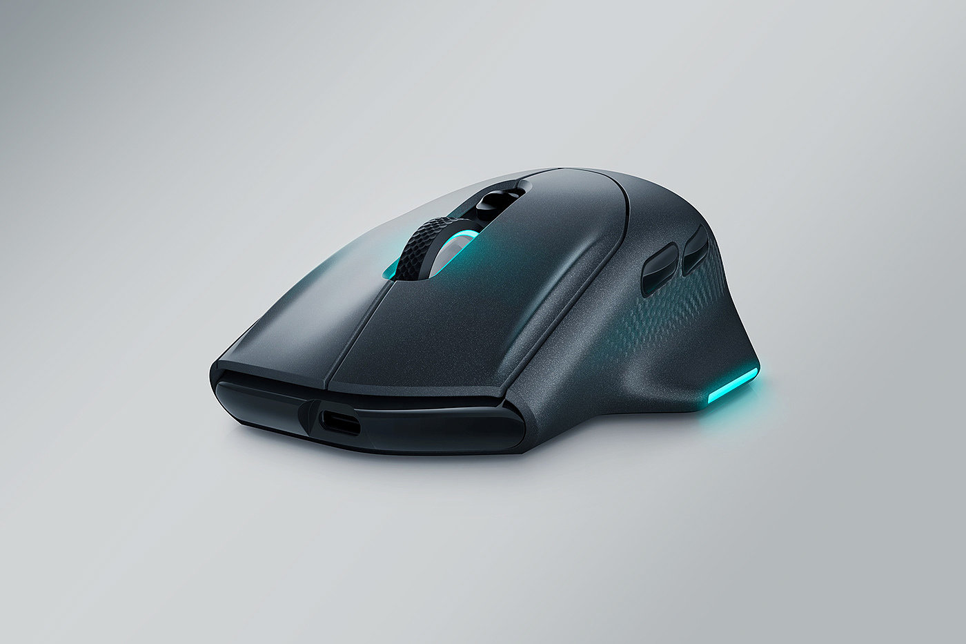 mouse，industrial design，product design，Digital intelligence，mouse，ALIENWARE，3d，