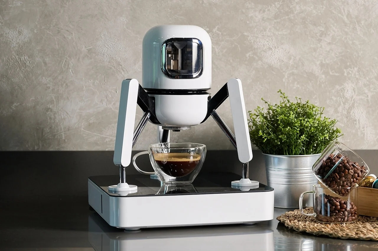 Coffee machine，product design，Coffee，lg，DUOBO，industrial design，