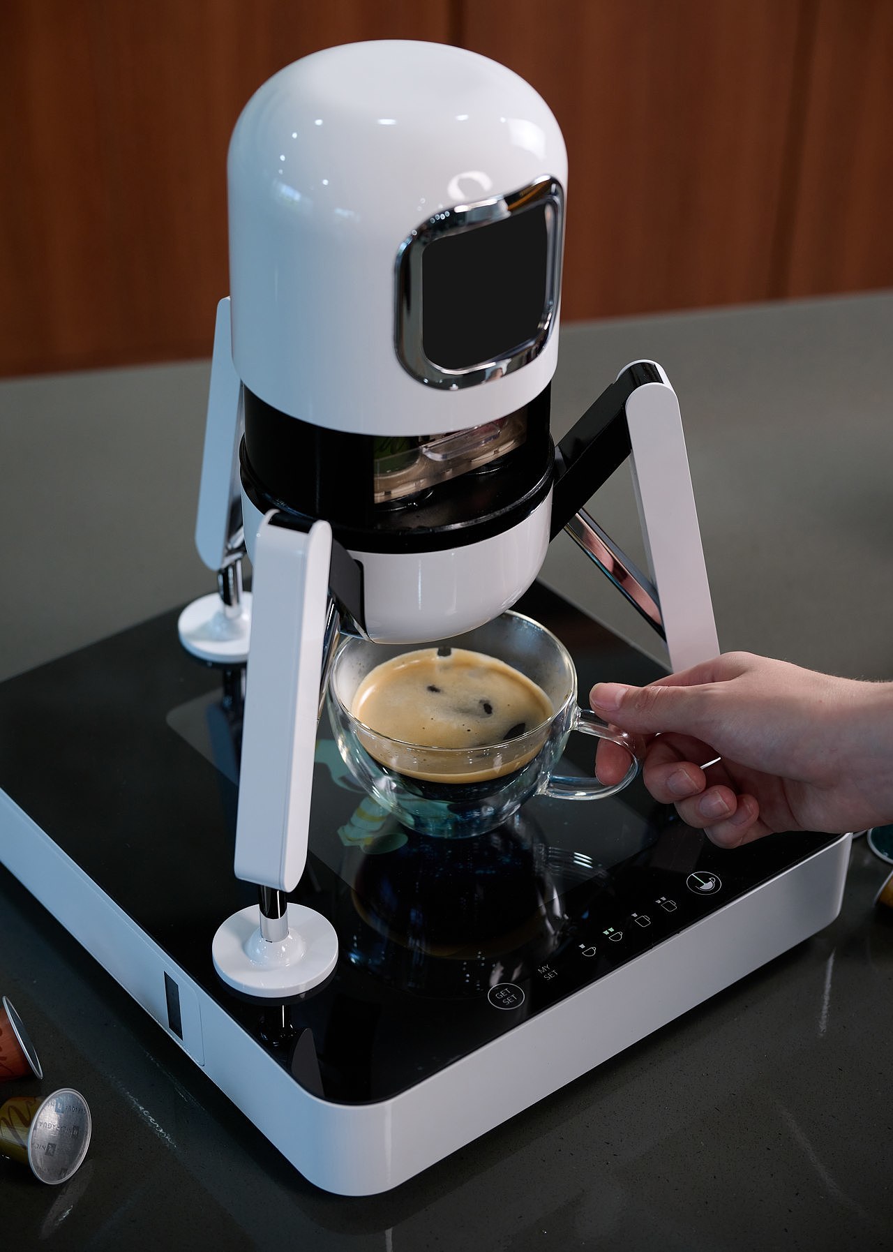 Coffee machine，product design，Coffee，lg，DUOBO，industrial design，