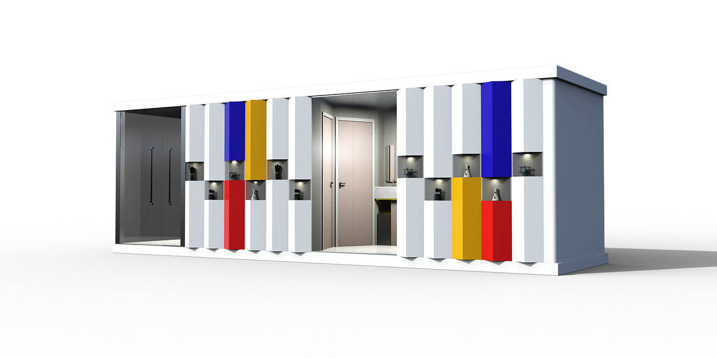 Toilet，Wisdom toilet，City toilets，comfort station，Sheet metal equipment，