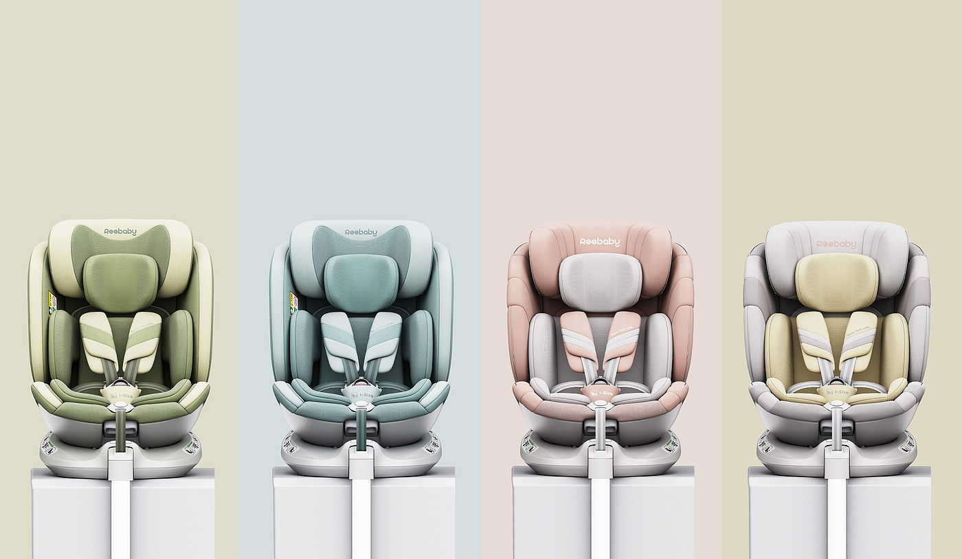 Safety seat，Maternal and infant products，Product rendering，E-commerce details，