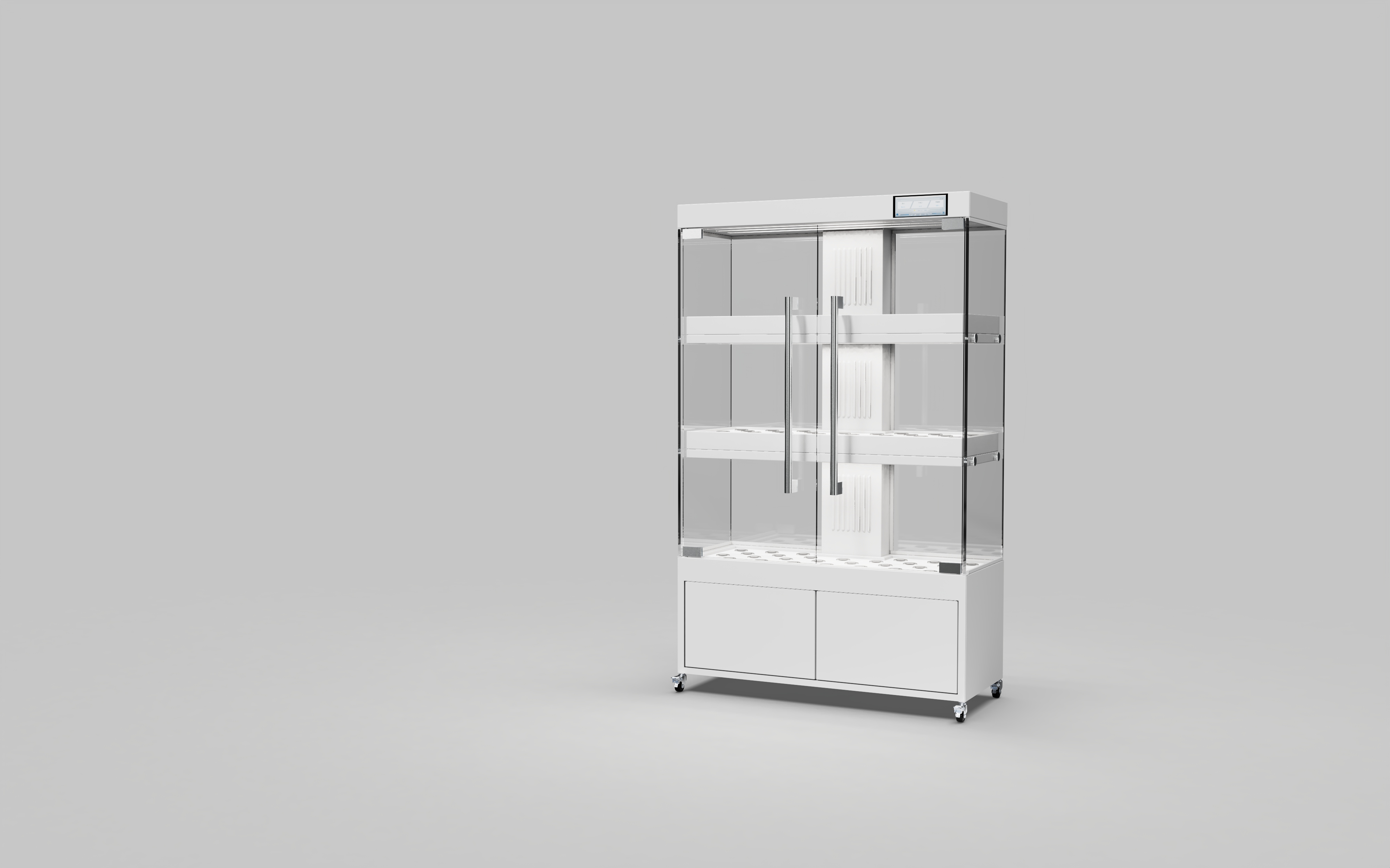 green, vegetable, home grown, display cabinet，