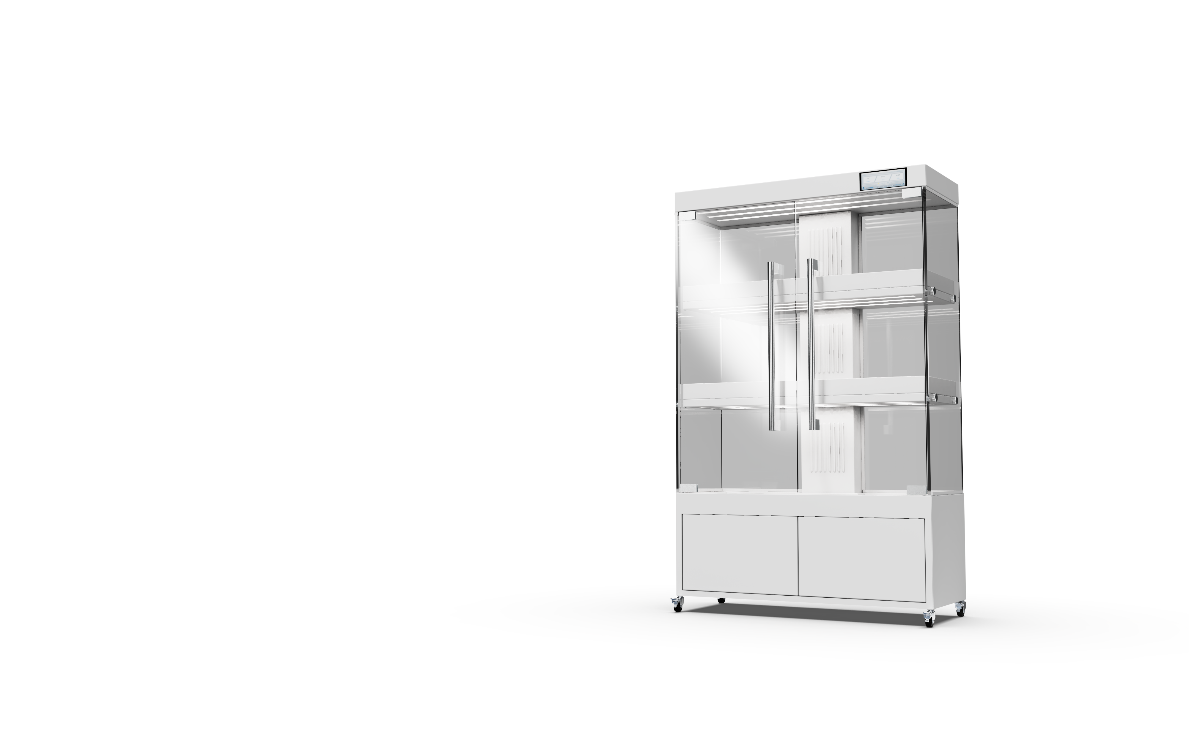 green, vegetable, home grown, display cabinet，