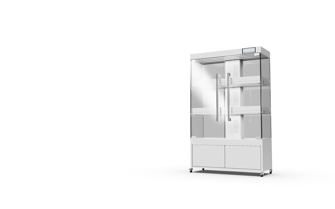 green, vegetable, home grown, display cabinet，