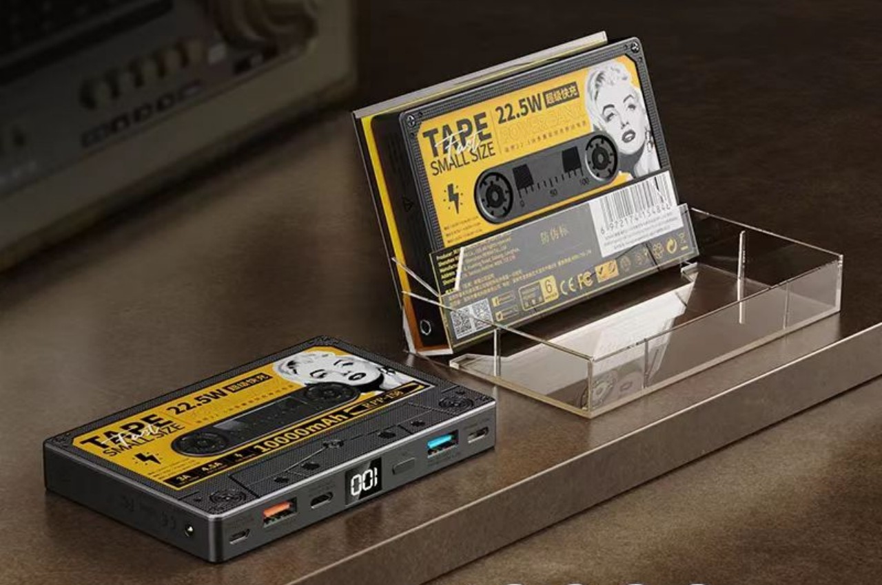 portable battery，magnetic tape，Nostalgia，