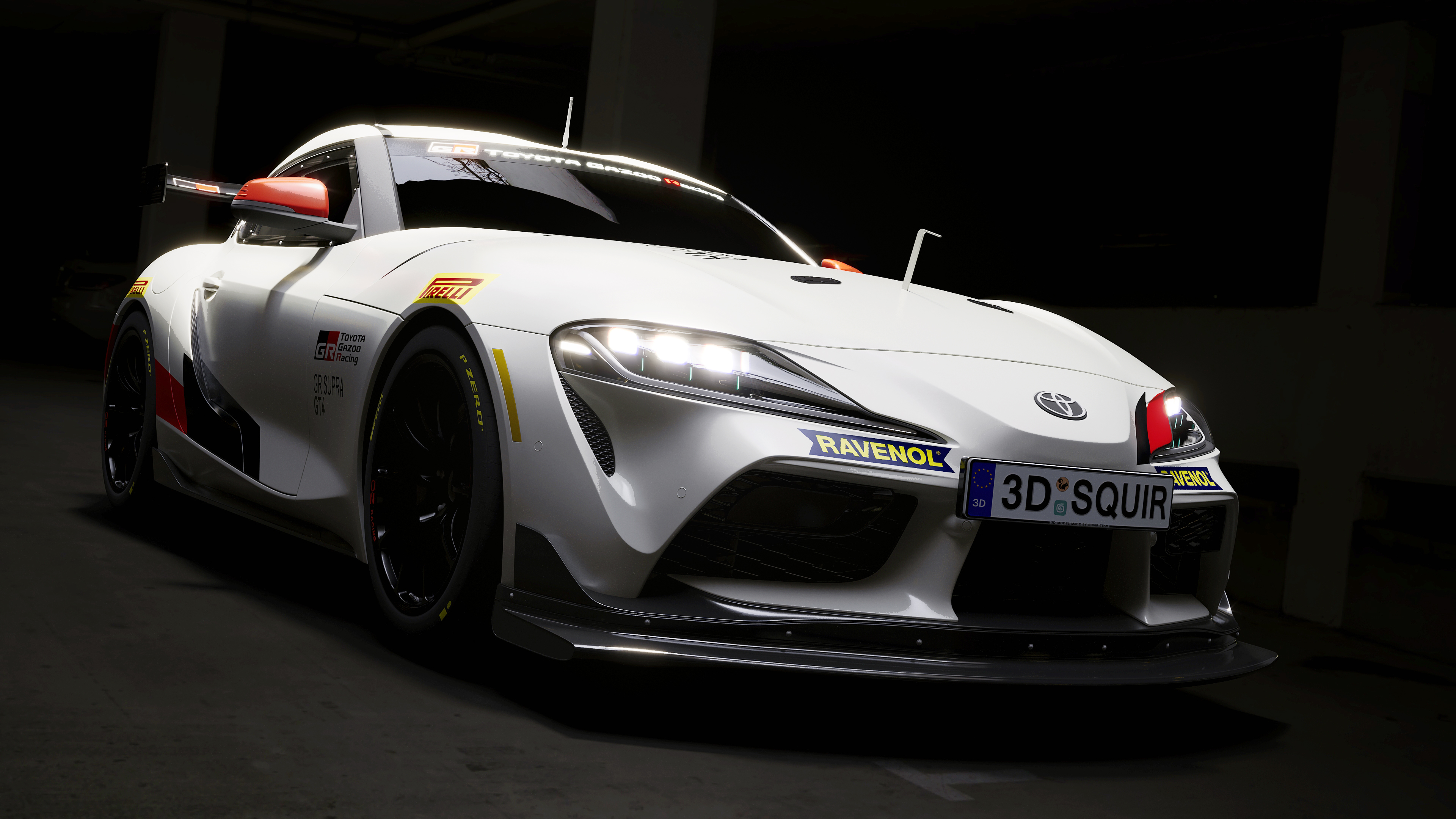 Render，modeling，automobile，Toyota，