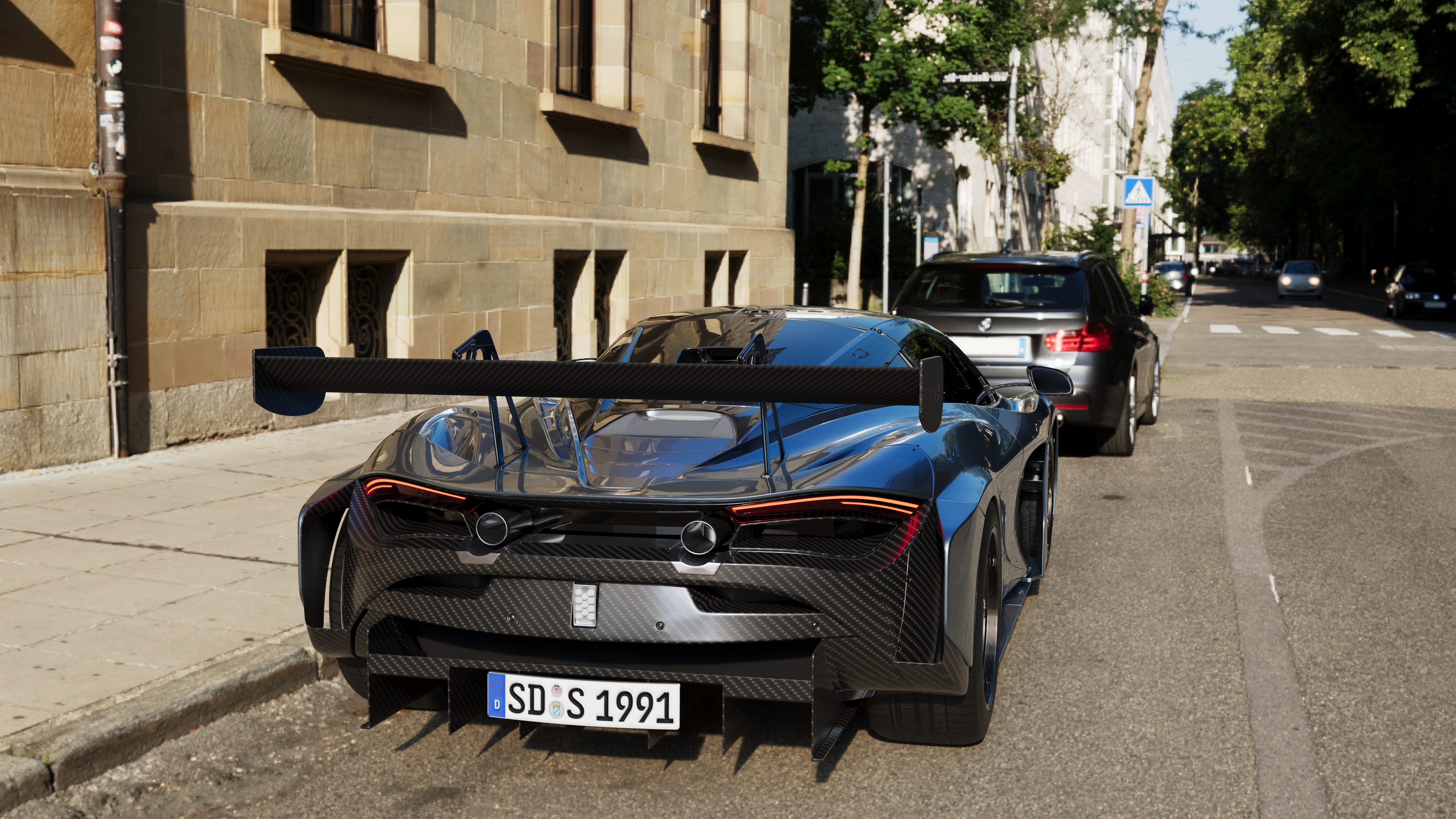 modeling，Render，automobile，Mclaren，Super run，