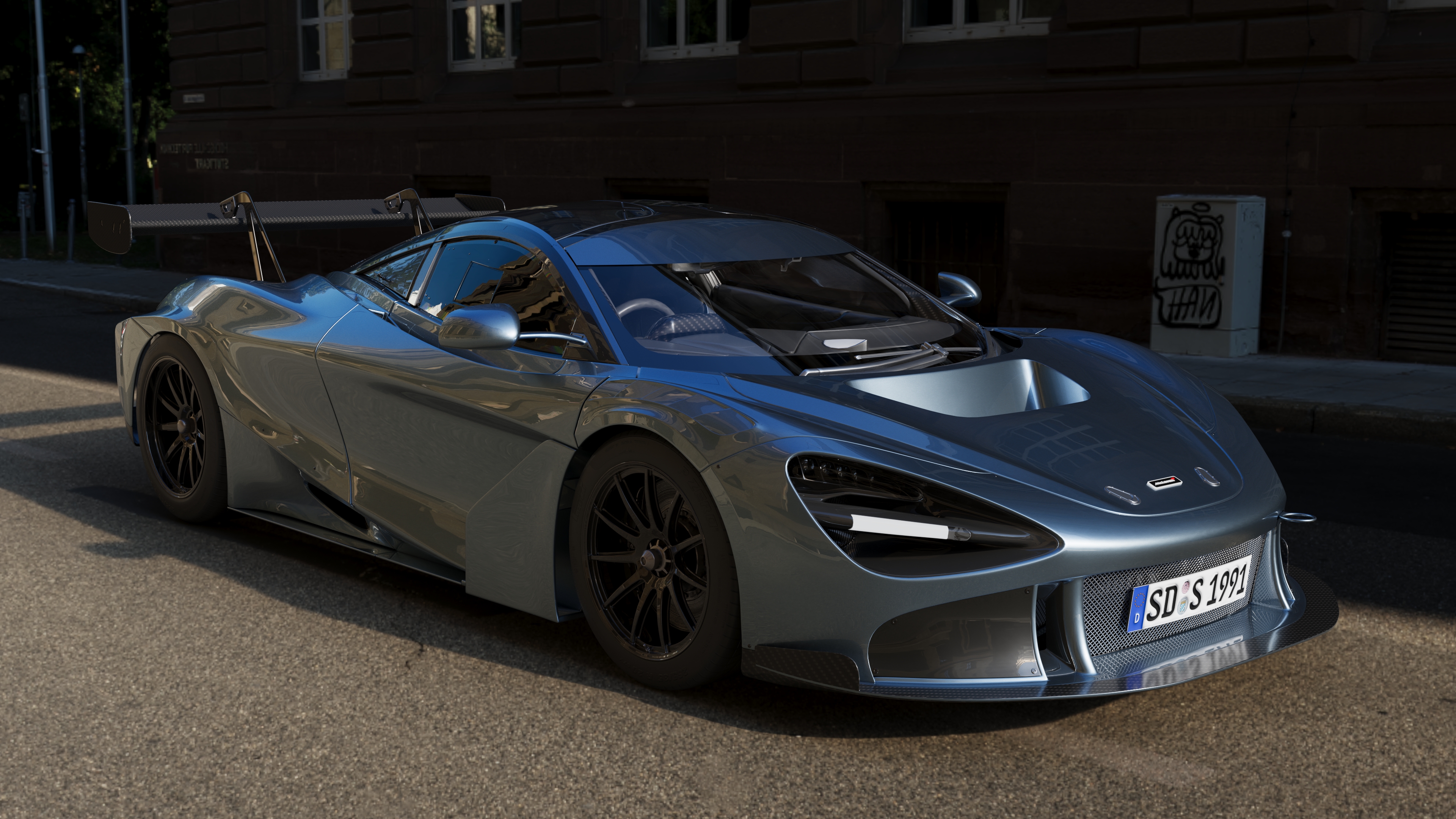 modeling，Render，automobile，Mclaren，Super run，