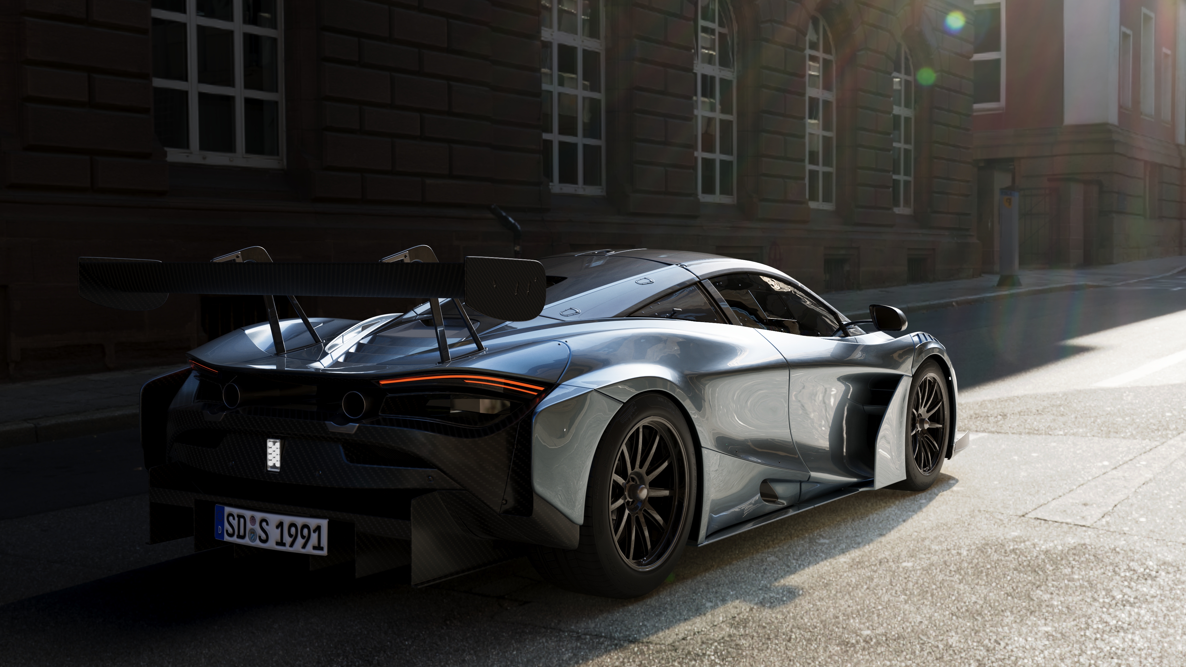 modeling，Render，automobile，Mclaren，Super run，