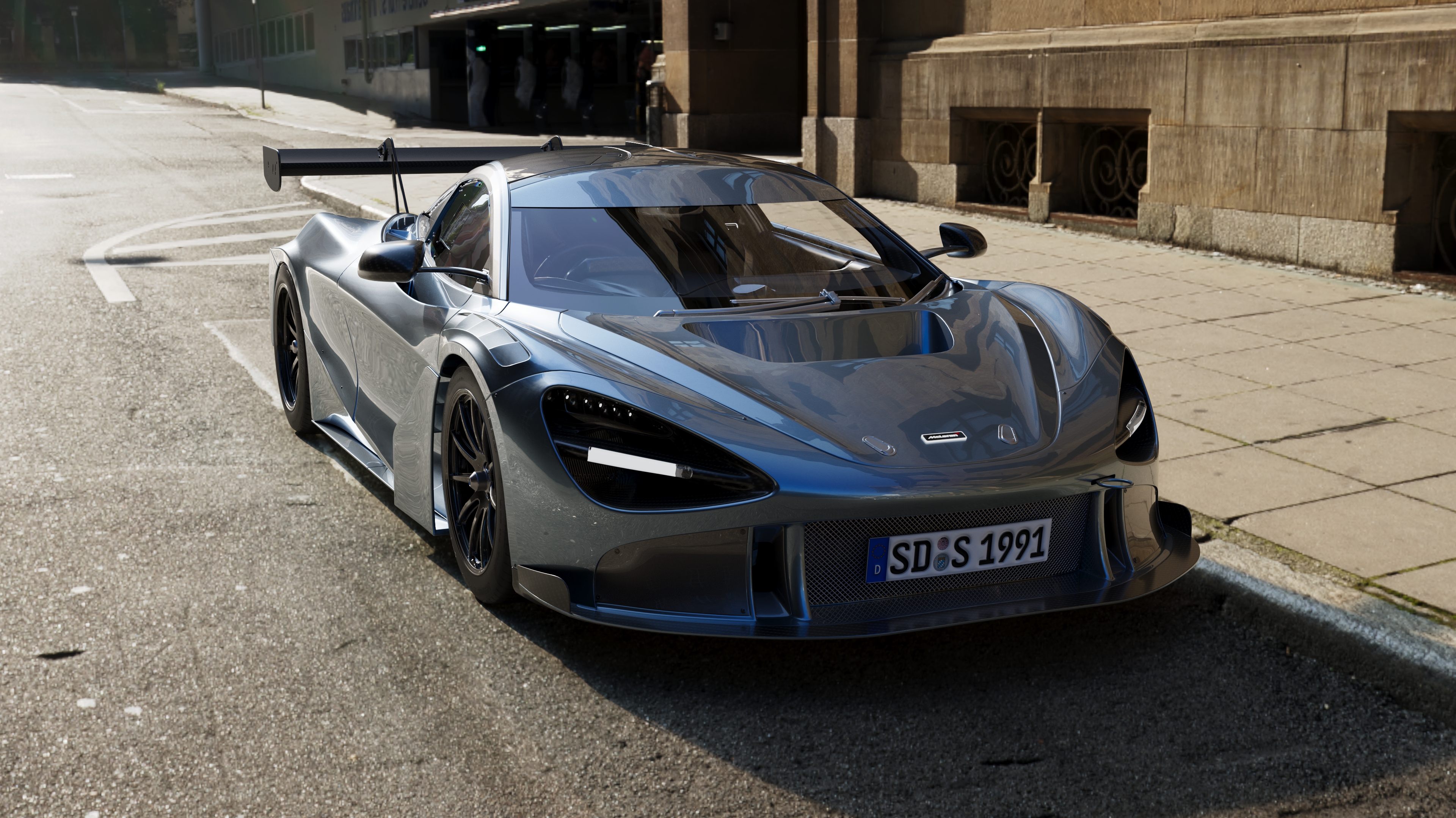 modeling，Render，automobile，Mclaren，Super run，