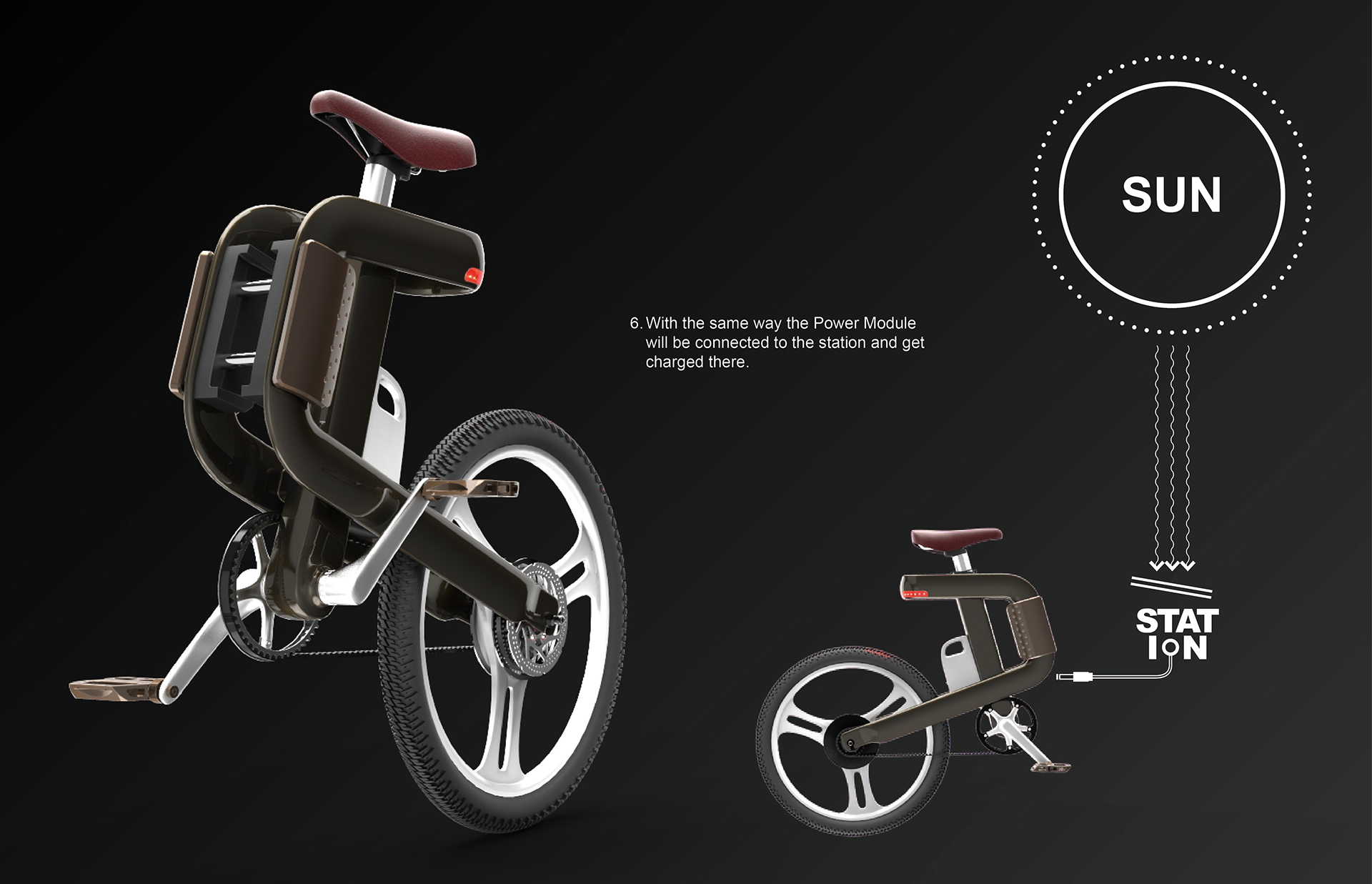 solar，Bicycle，Automatic design，Red dot award，