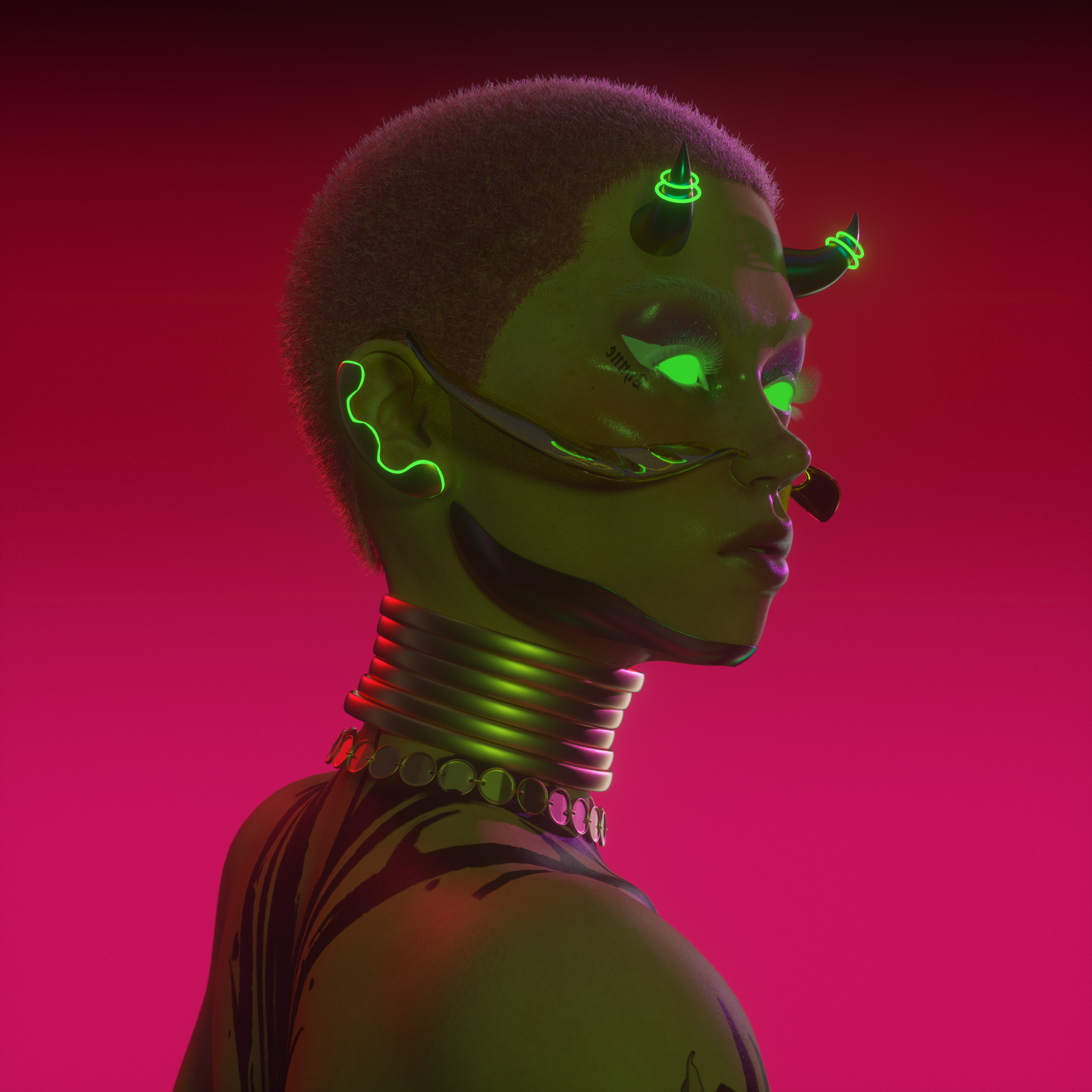 3d，c4d，oc，daz，NFT，Digital man，Digital art，