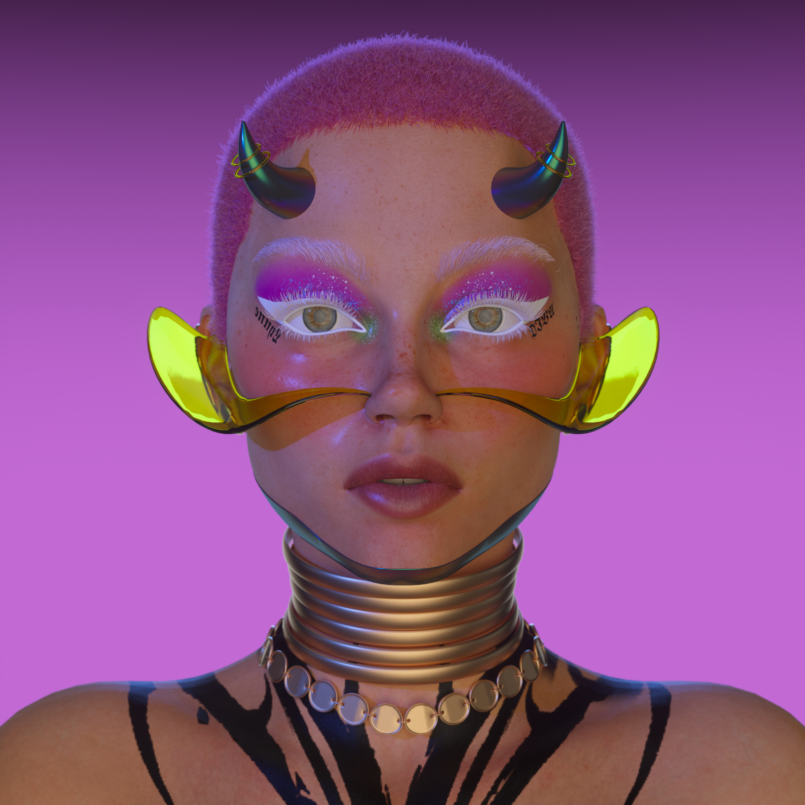 3d，c4d，oc，daz，NFT，Digital man，Digital art，