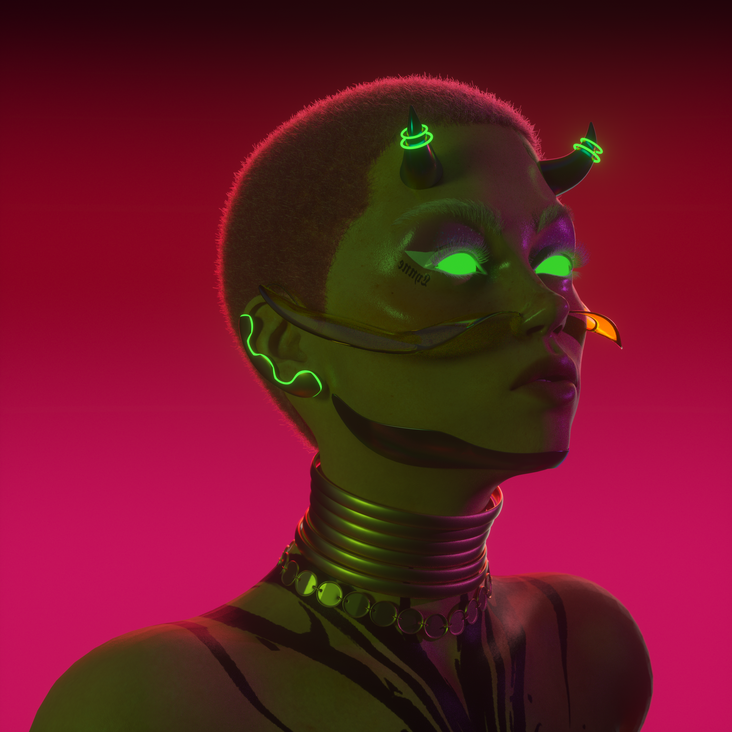 3d，c4d，oc，daz，NFT，Digital man，Digital art，