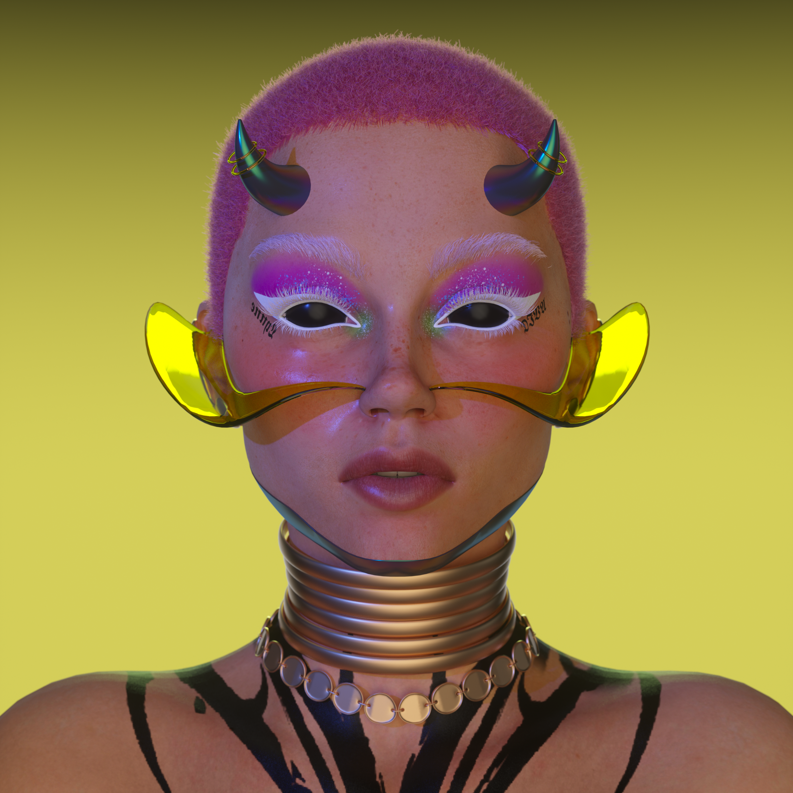 3d，c4d，oc，daz，NFT，Digital man，Digital art，