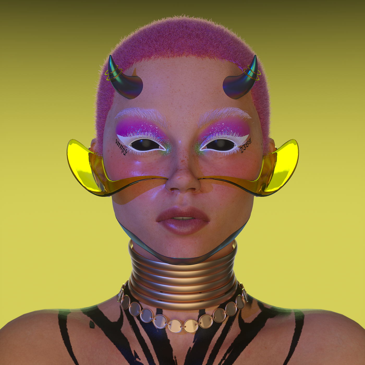3d，c4d，oc，daz，NFT，Digital man，Digital art，