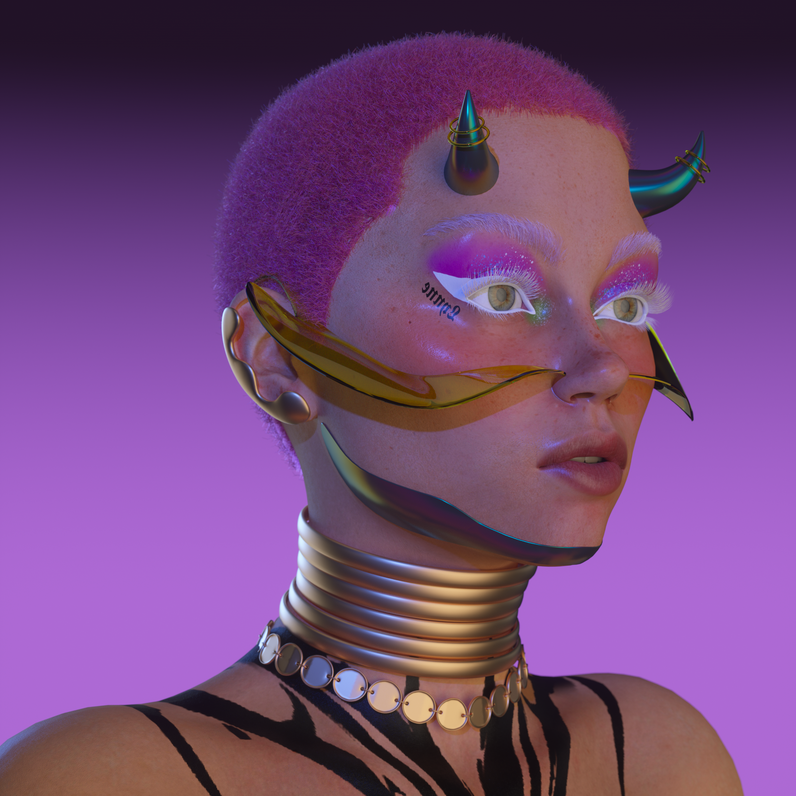 3d，c4d，oc，daz，NFT，Digital man，Digital art，