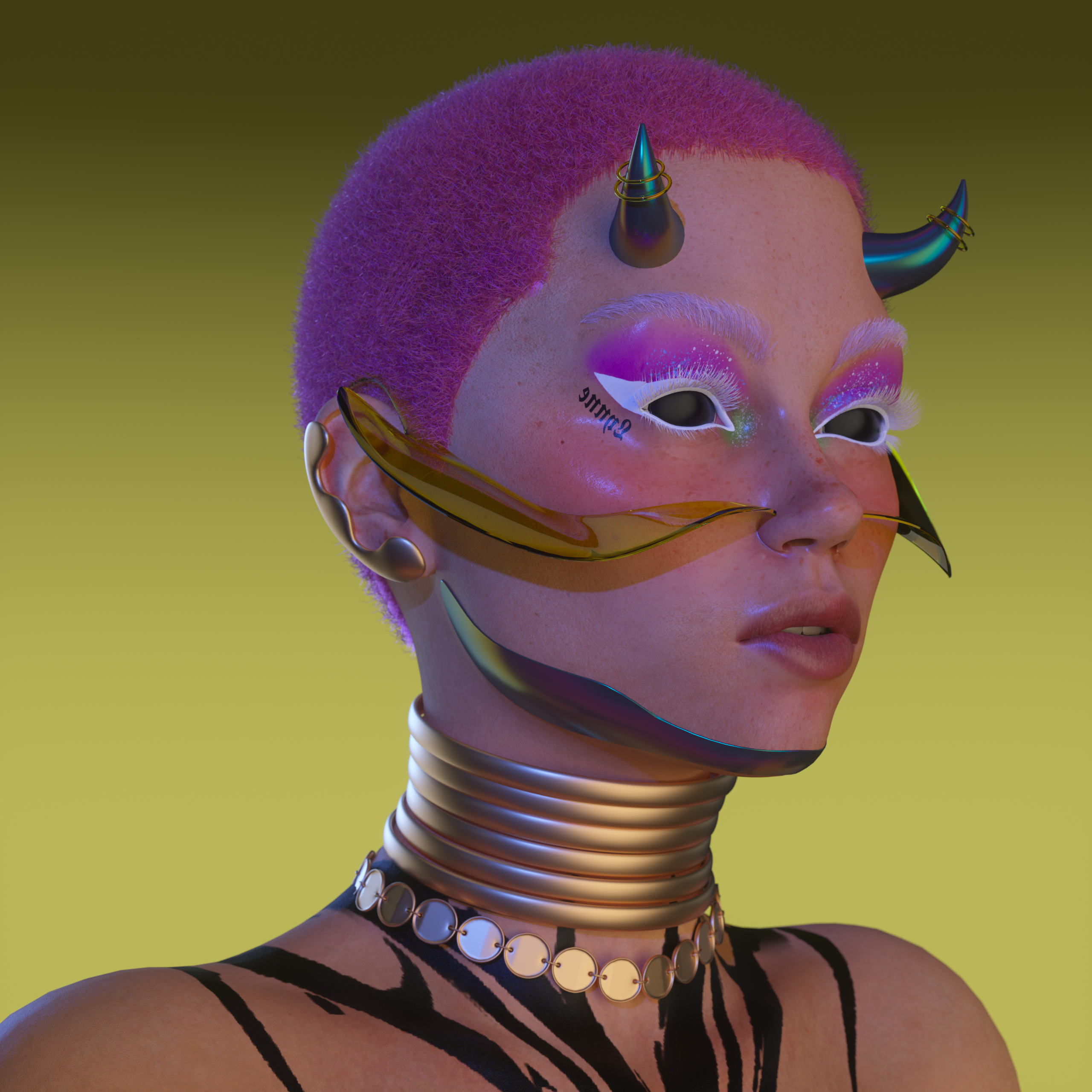 3d，c4d，oc，daz，NFT，Digital man，Digital art，