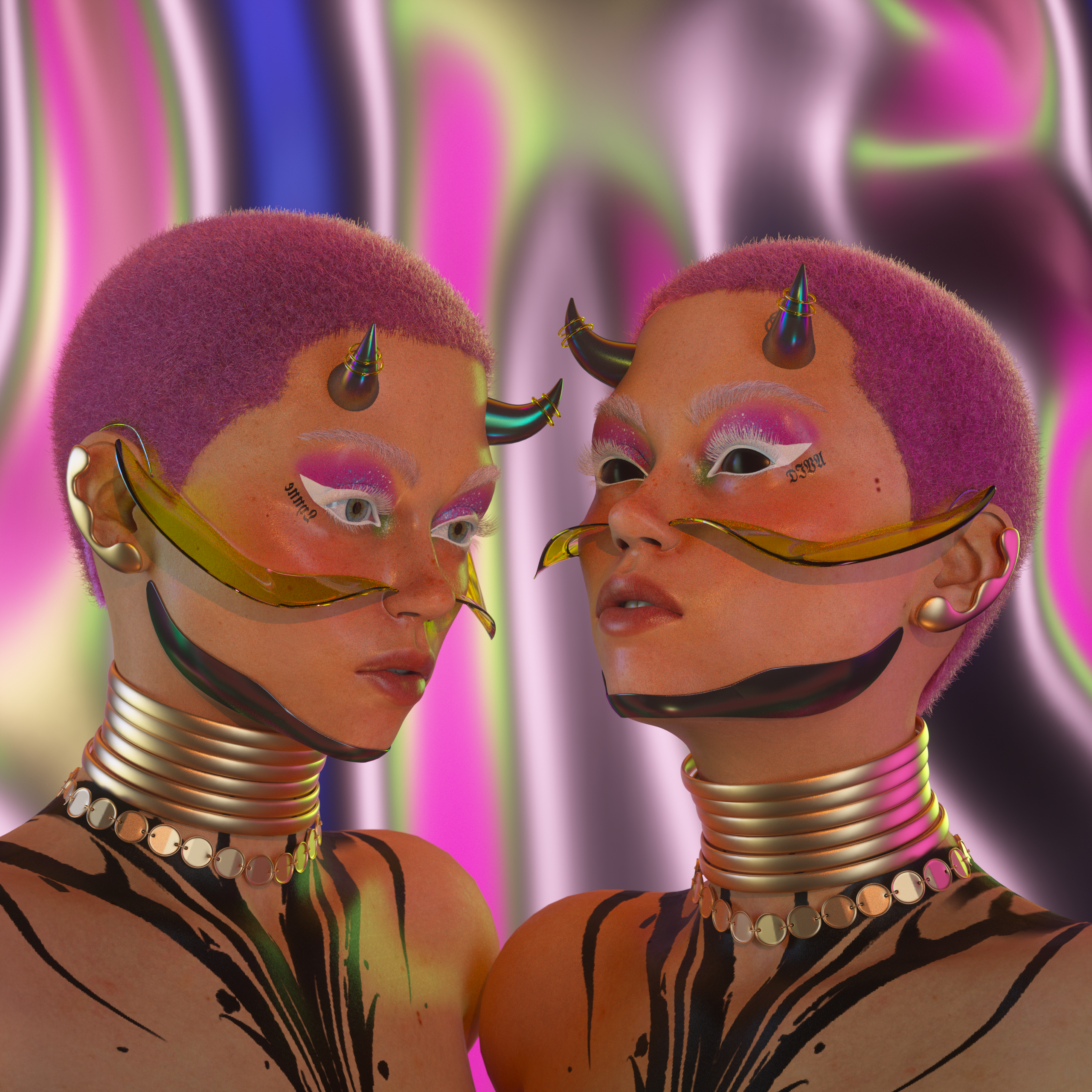 3d，c4d，oc，daz，NFT，Digital man，Digital art，