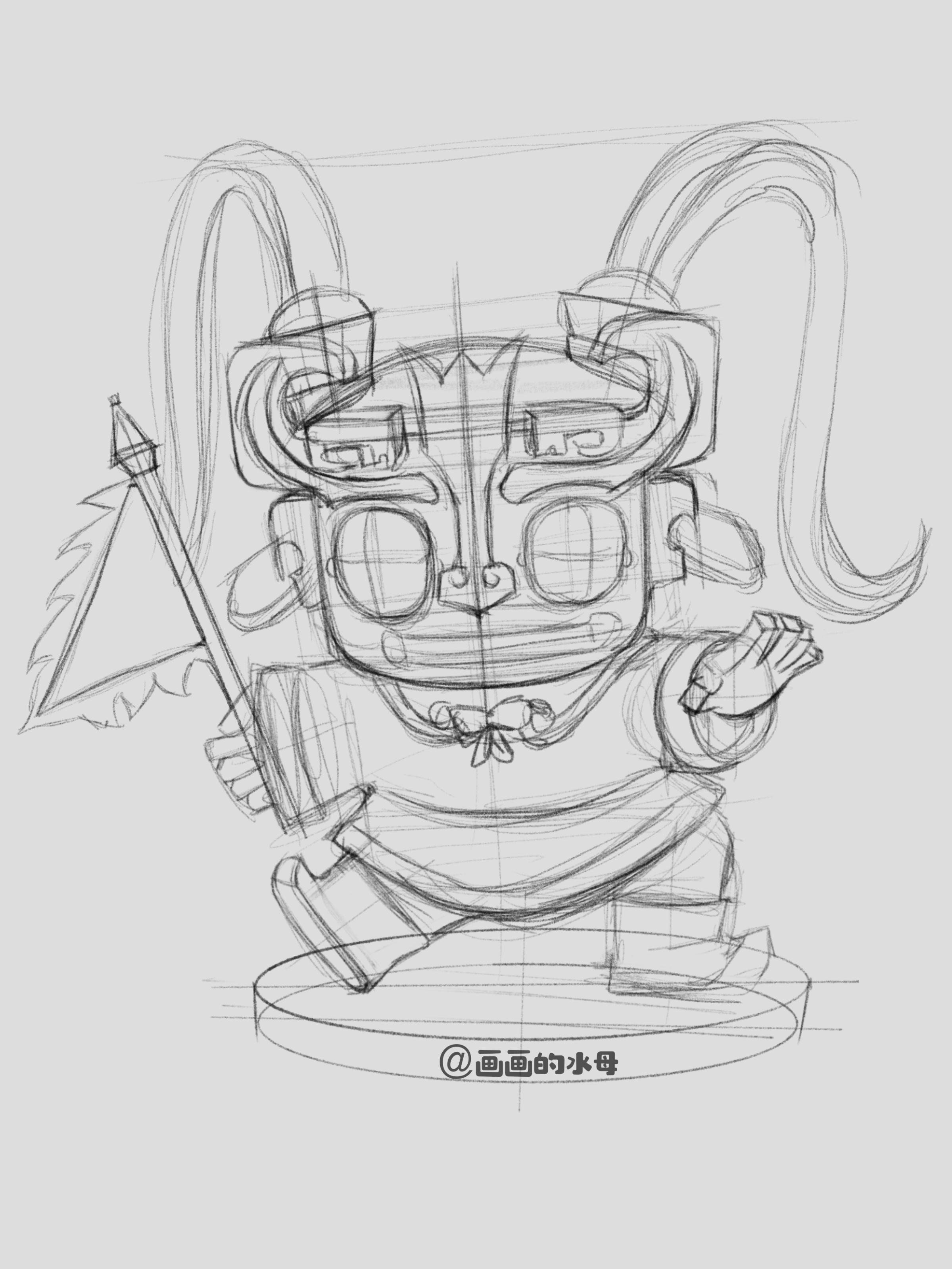 IPad hand drawn，Cultural creation，procreate painting，