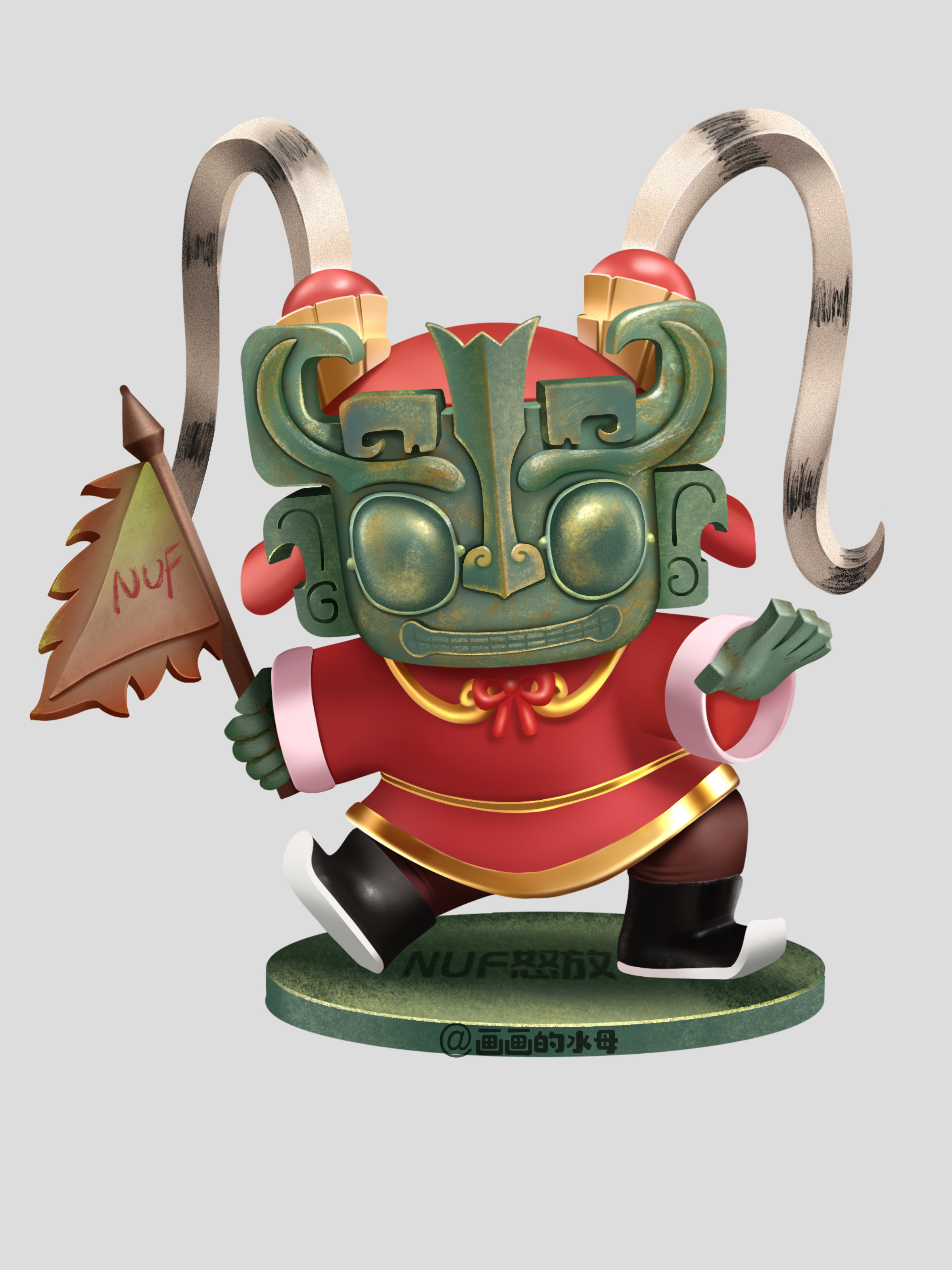 IPad hand drawn，Cultural creation，procreate painting，