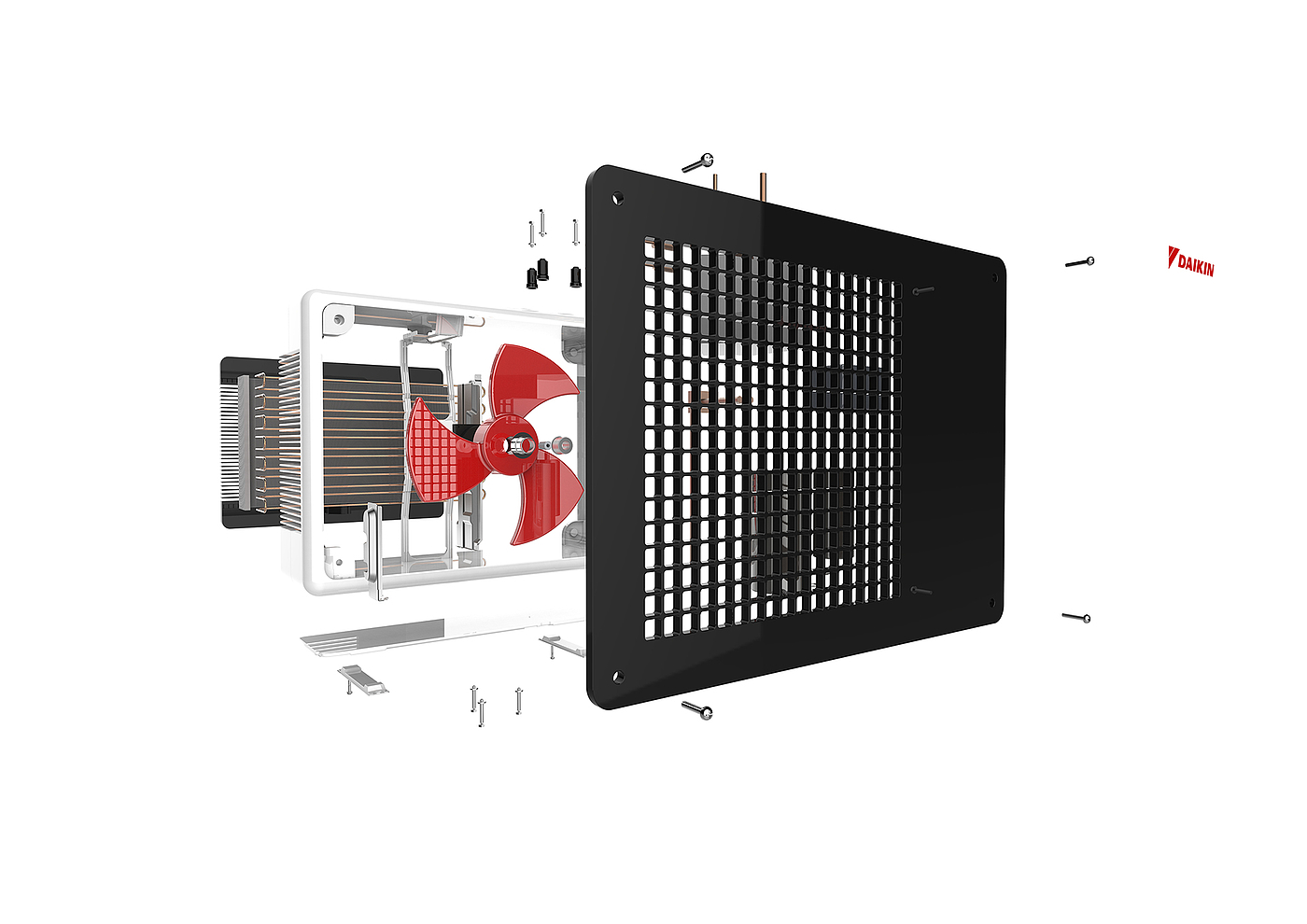 Daikin，Outdoor air conditioning，product design，Automatic design，