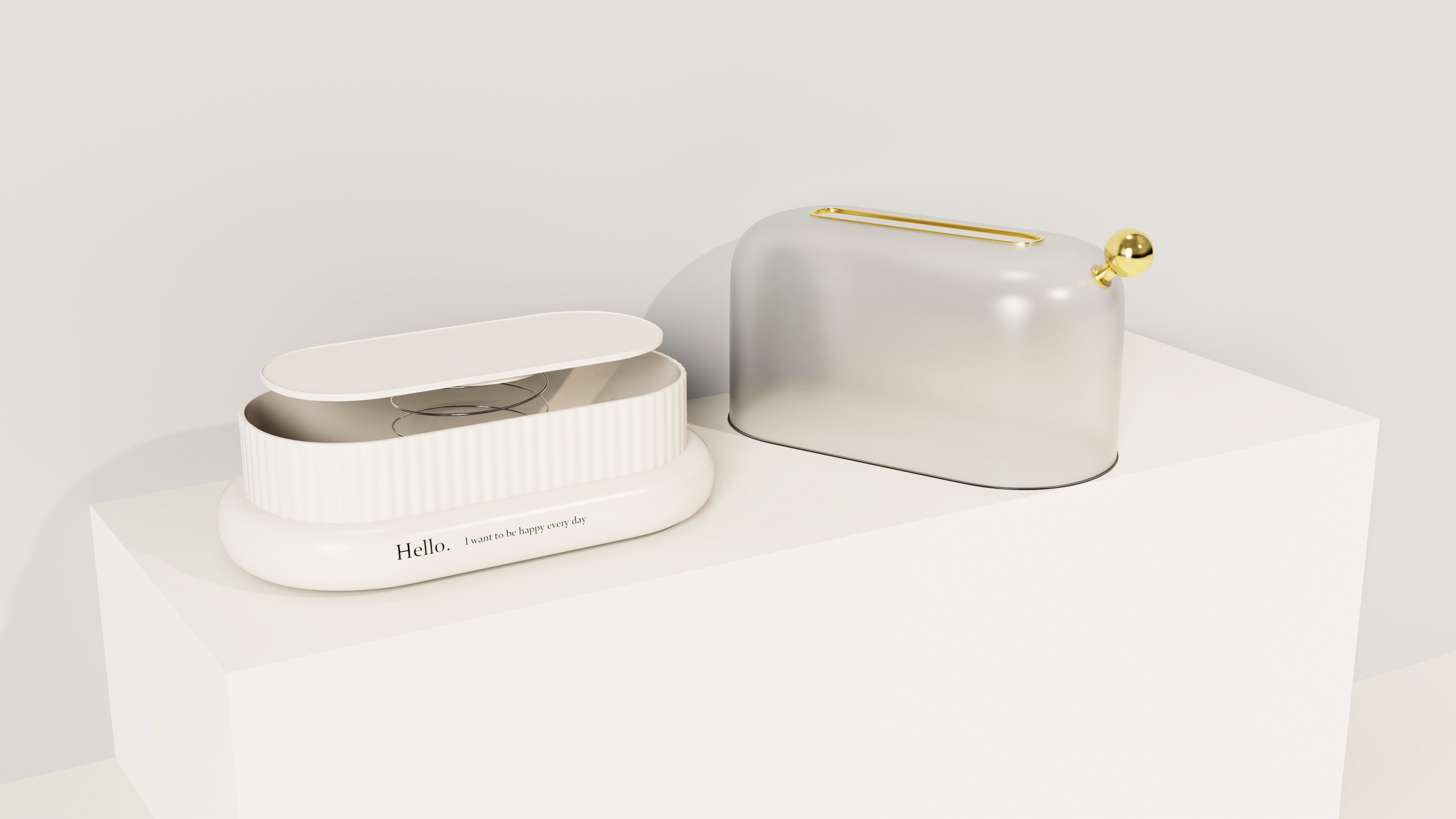 Cream style, tissue box, porch tray，