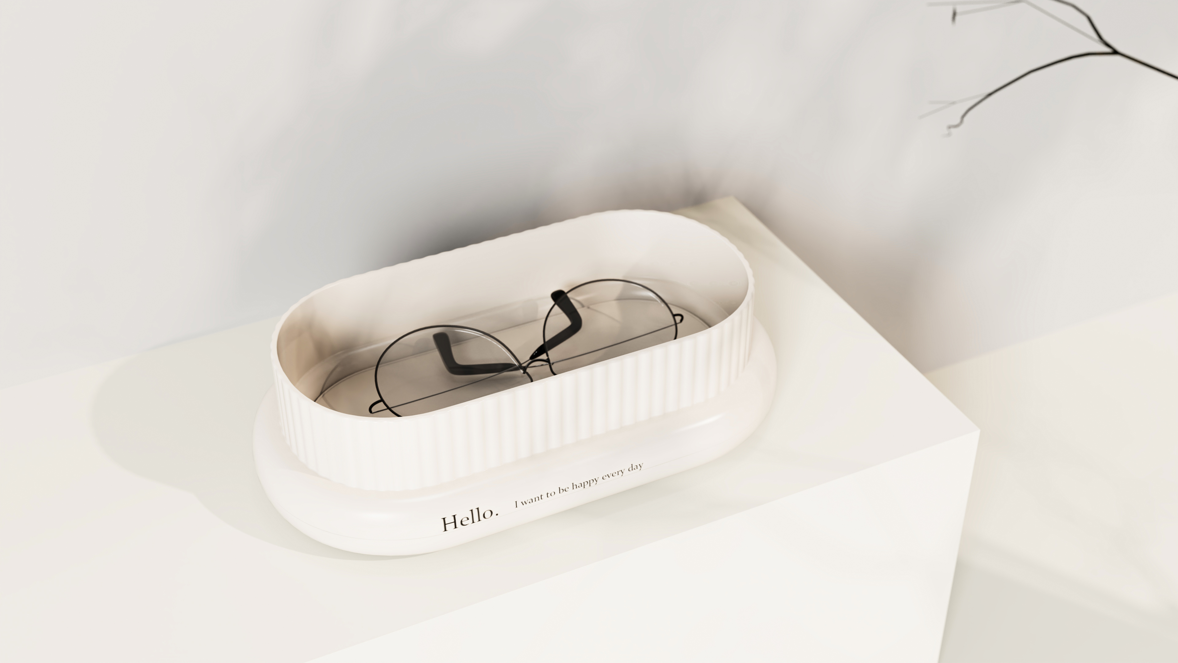 Cream style, tissue box, porch tray，