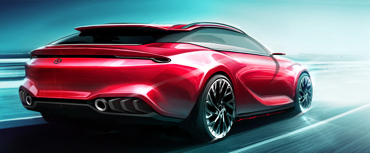 automobile，Hand drawn，vehicle，product design，