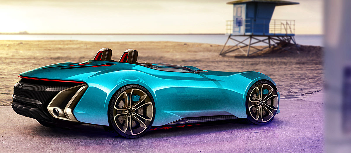 automobile，Hand drawn，vehicle，product design，