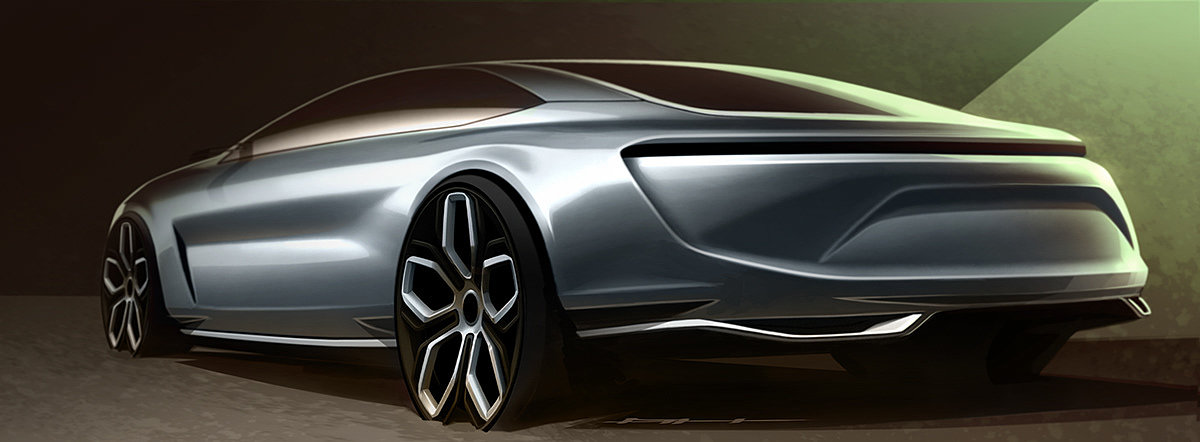 automobile，Hand drawn，vehicle，product design，
