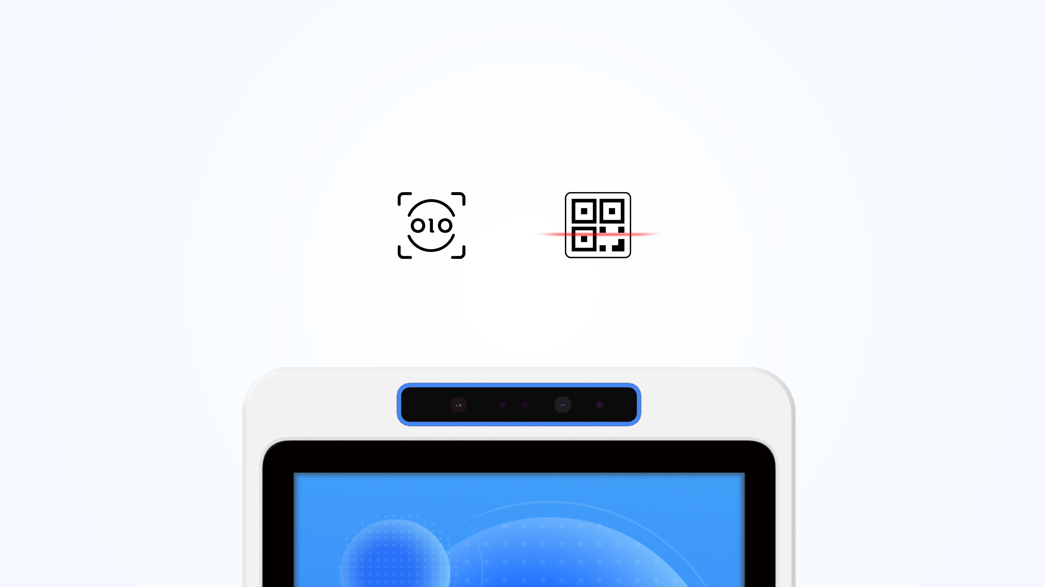 Brush face，payment，equipment，Large screen，