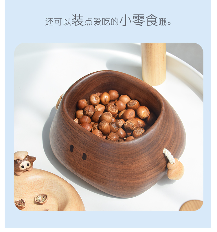 Original design，Changbai Mountain，Tianchi Monster，Solid wood handicrafts，lovely，Northeast Shenshan，storage box，