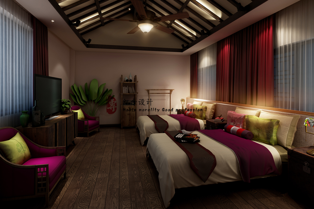 Hotel Design，Theme hotel design，Chengdu Hongzhuan，